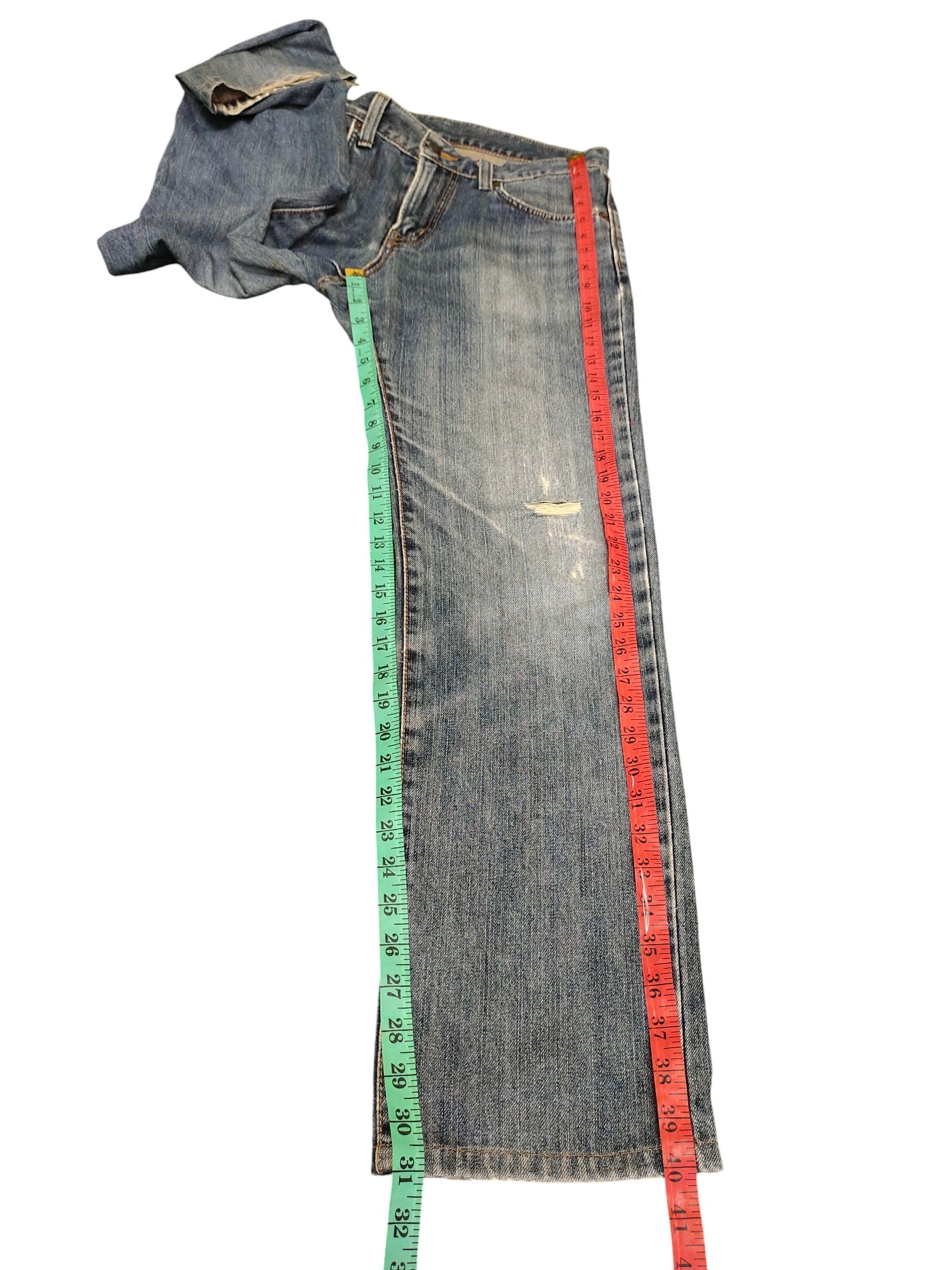 Kapital Vintage Edwin 403 Clawmark Distress Denim Jeans Size US 30 / EU 46 - 17 Thumbnail