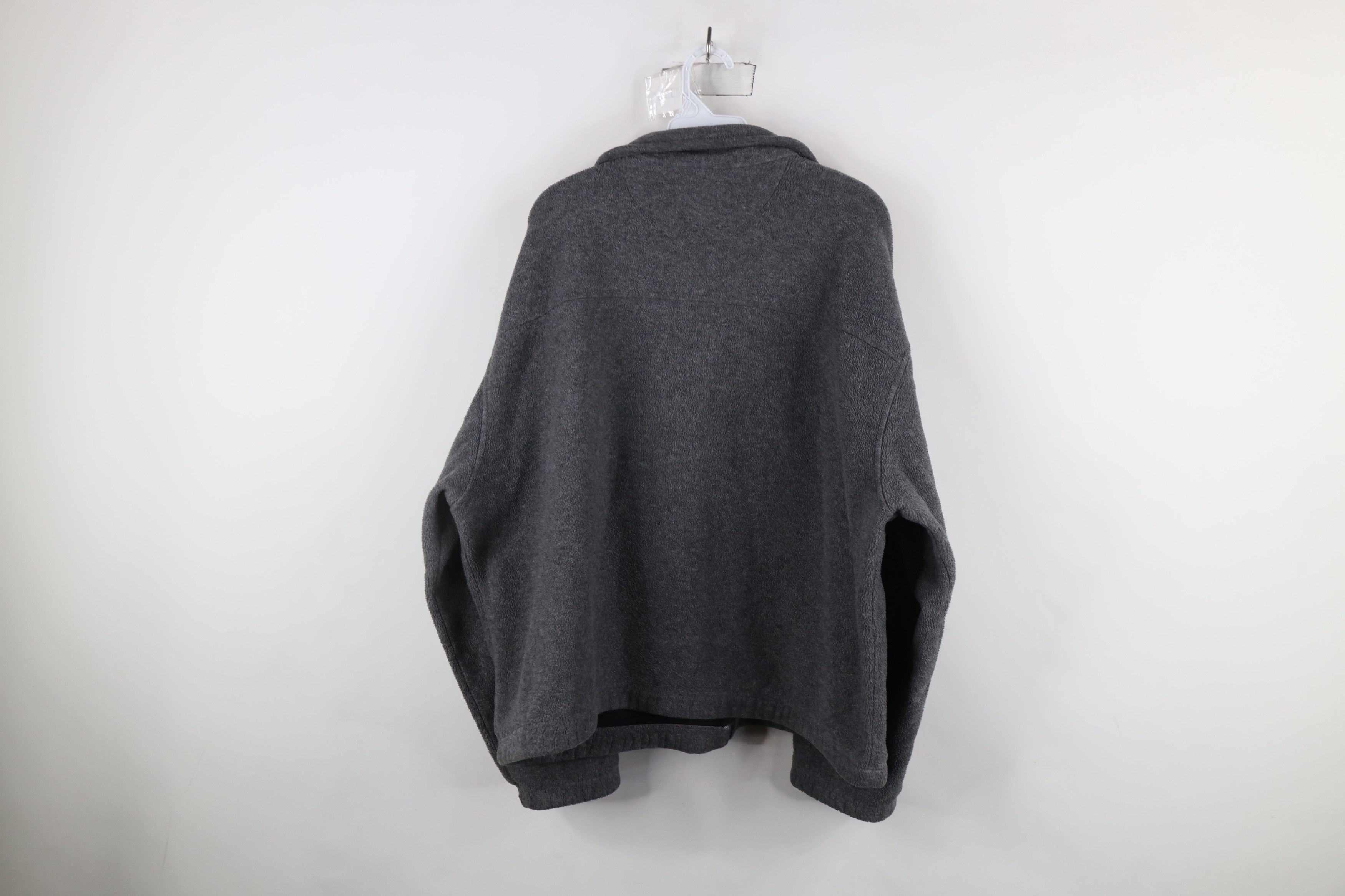 Lands' End × Vintage Vintage 90s Lands End Blank Full Zip Fleece Jacket USA Size US L / EU 52-54 / 3 - 13 Thumbnail