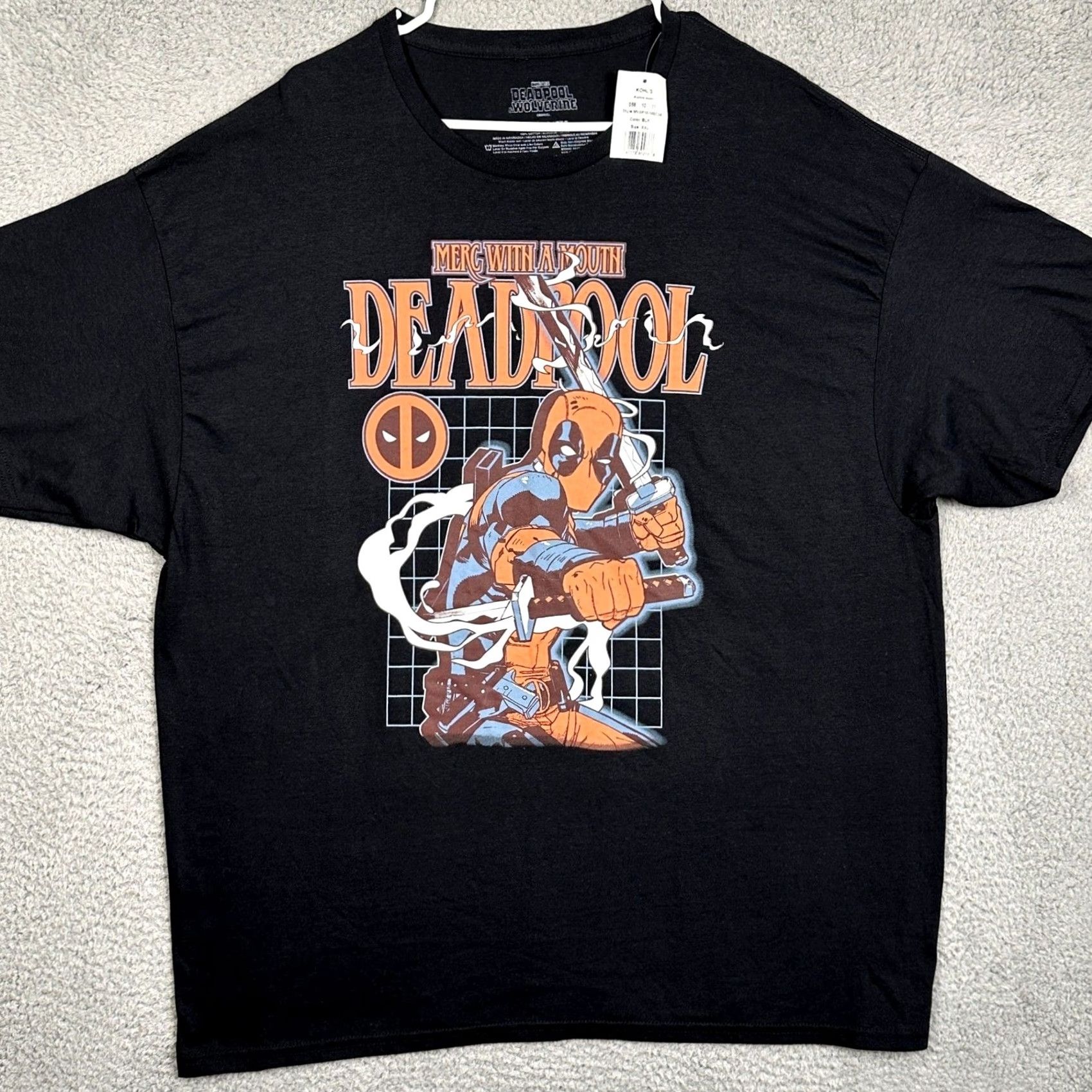 Vintage Marvel Deadpool Wolverine Graphic Tee Shirt 2XL Mens Black Crew Neck Short Sleeve T-Shirt Size US XXL / EU 58 / 5 - 3 Thumbnail