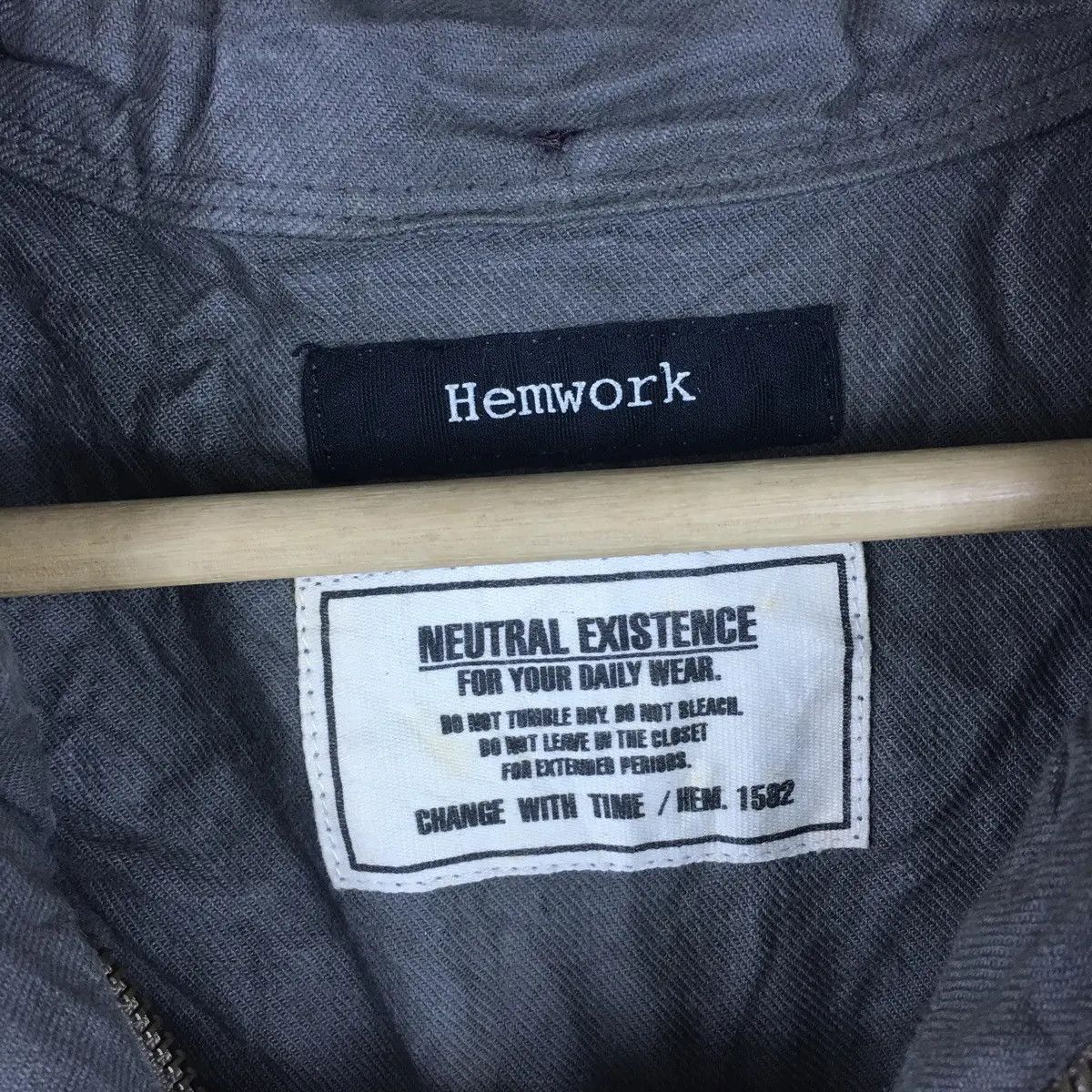 Vintage Vtg HEMWORK Parka Jacket Trench Coat Military Hoodie Size US M / EU 48-50 / 2 - 4 Thumbnail