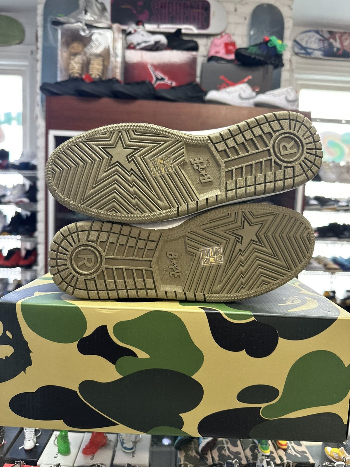 Bape Bape Skatestas ‘Green/Camo’ Size US 9 / EU 42 - 3 Thumbnail
