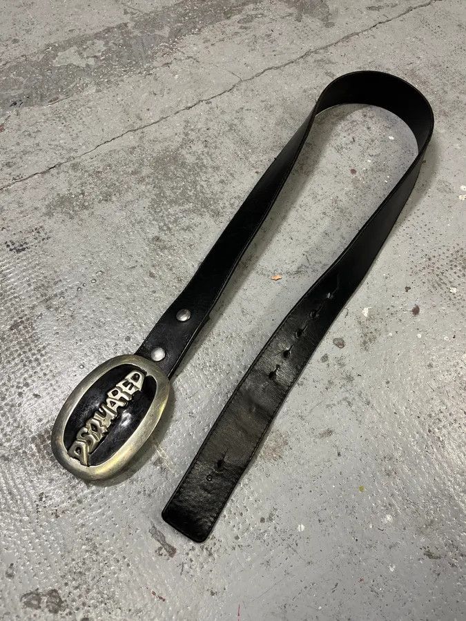 Dsquared2 Dsquared2 Propaganda Buckle Black Belt Size ONE SIZE - 4 Thumbnail