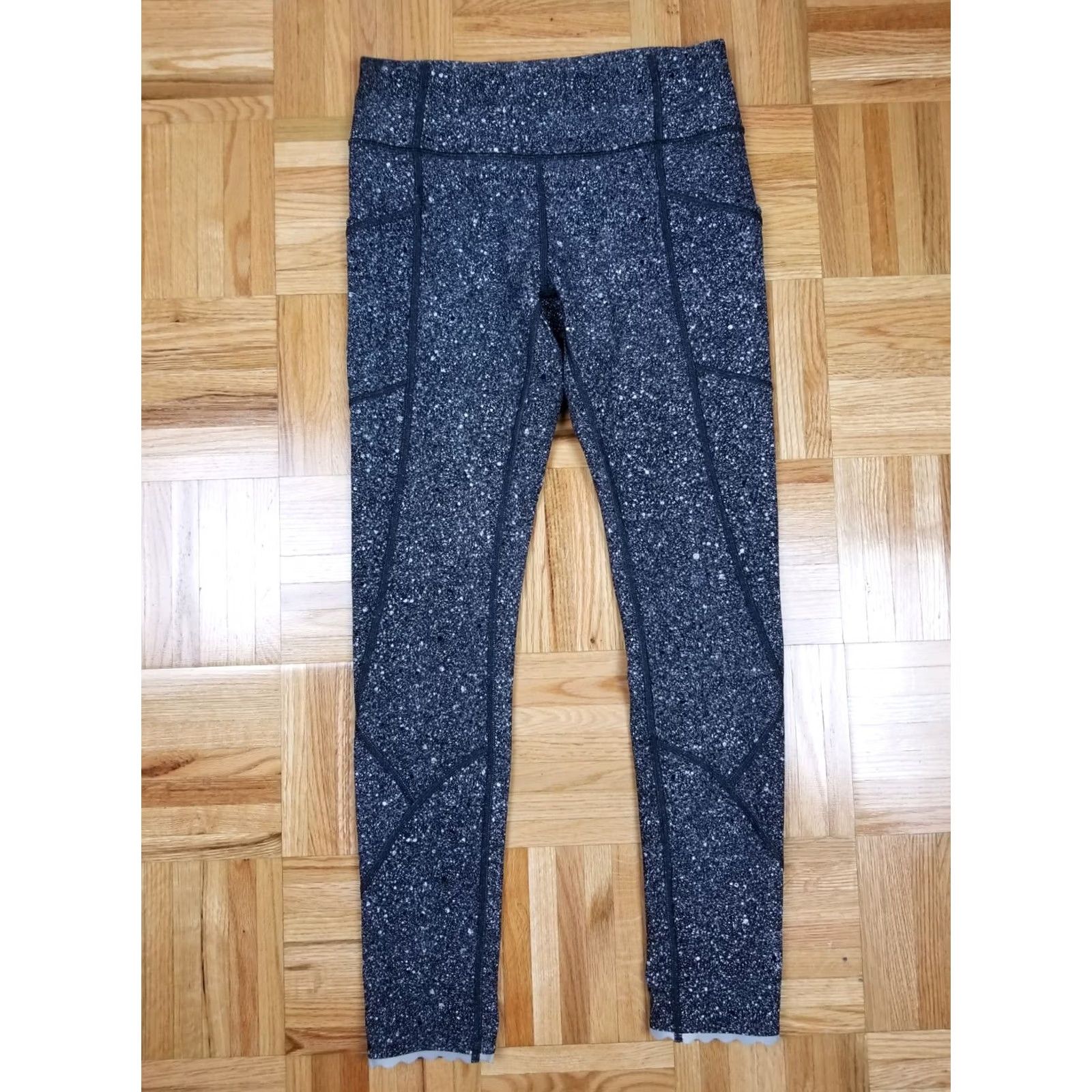Lululemon LULULEMON Leggings SZ 4 Minty Leggings Women Gray Cotton Denim Athletic Ankle Hip Hop 24 INCH Waist 24 Inside 24 OUTSIDE 31 INCH Mens Women Girls Size 27" / US 4 / IT 40 - 2 Thumbnail
