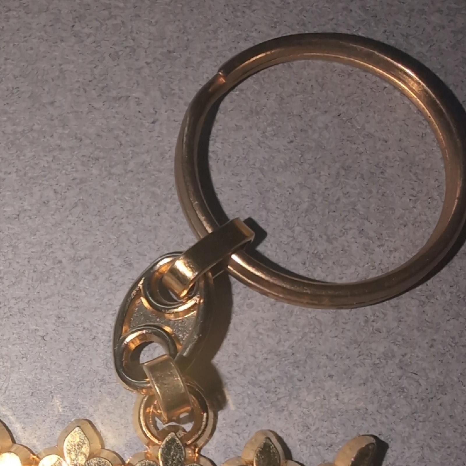 Other Gold Tone and Blue Keychain w/ Castle Design Azay-le-rideau Size ONE SIZE - 3 Thumbnail