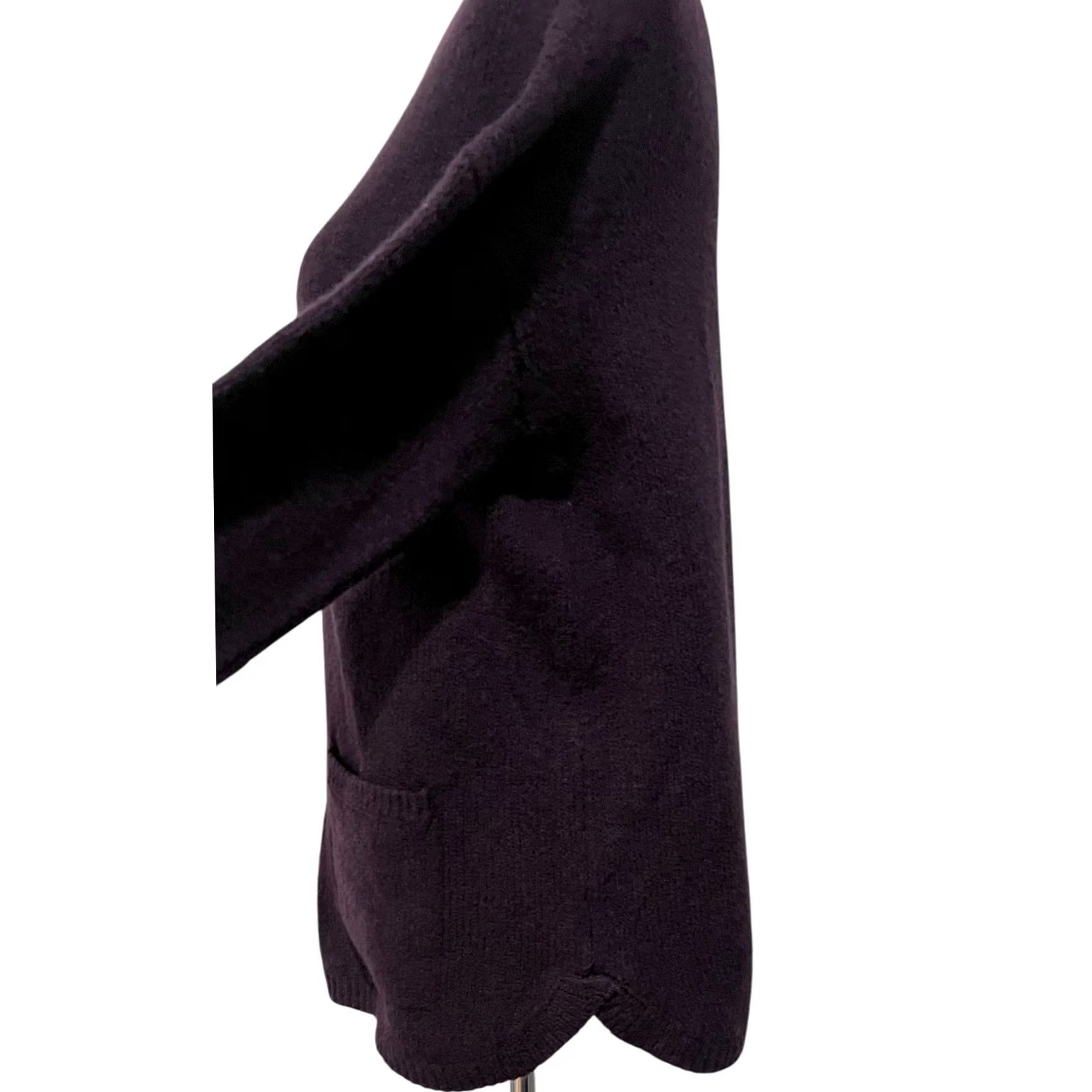 J. Jill J.Jill Tunic Sweater Purple Cotton Blend One Pocket Women’s Petite M Pullover Long Sleeve Casual Business Size M / US 6-8 / IT 42-44 - 3 Thumbnail