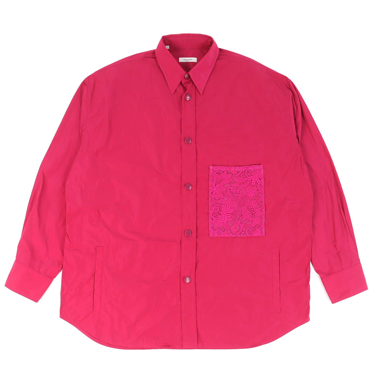 Valentino Valentino Valentino Nylon Lace Pocket Jacket Textile Outerwear VV0CIH367BR DUTY FREE for USA Size ONE SIZE - 1 Thumbnail