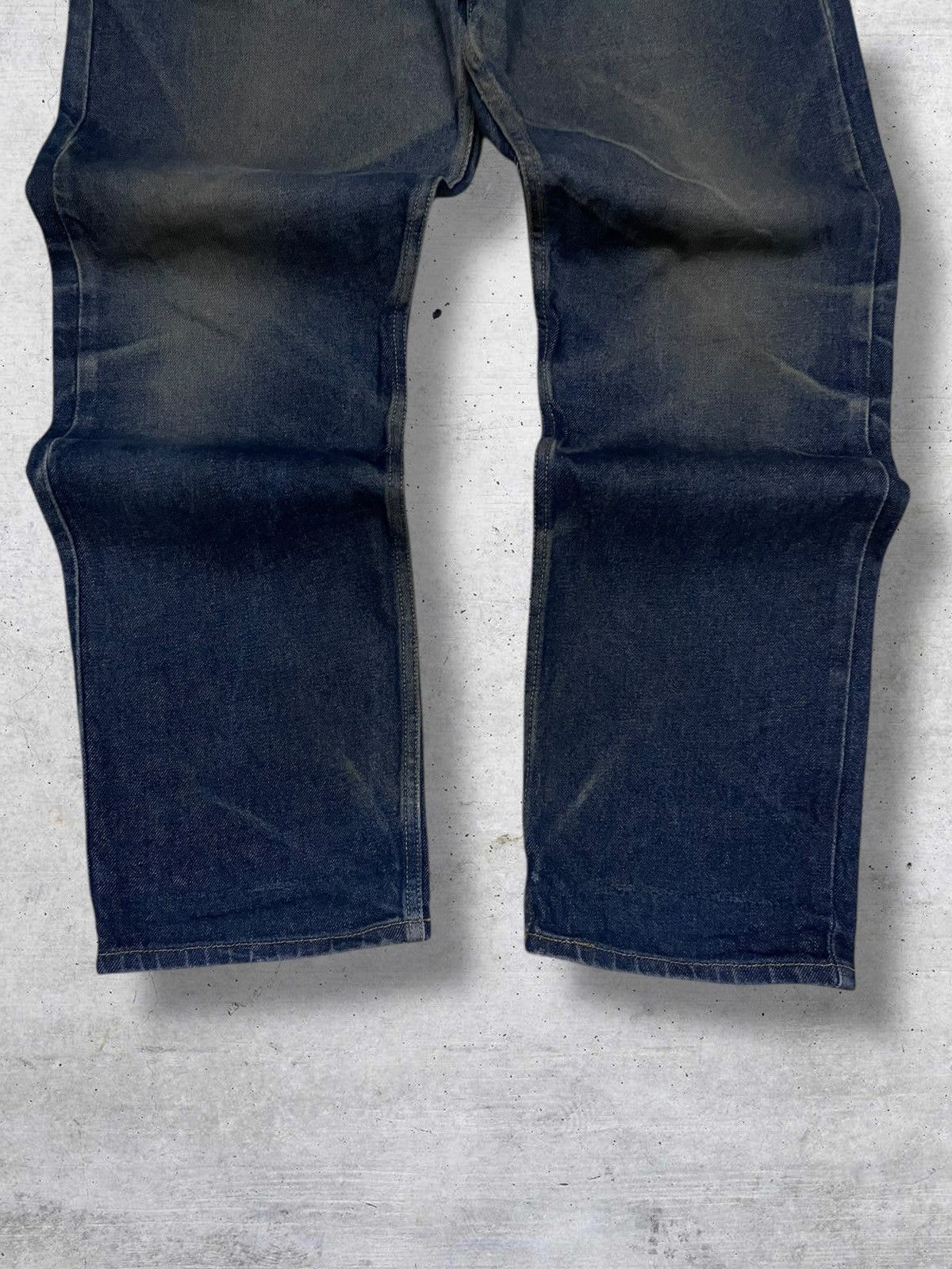 Levi's Vintage Clothing VINTAGE LEVIS 505 DESIGNER REGULAR FIT INDIGO WASHED DENIM Size US 35 - 3 Thumbnail