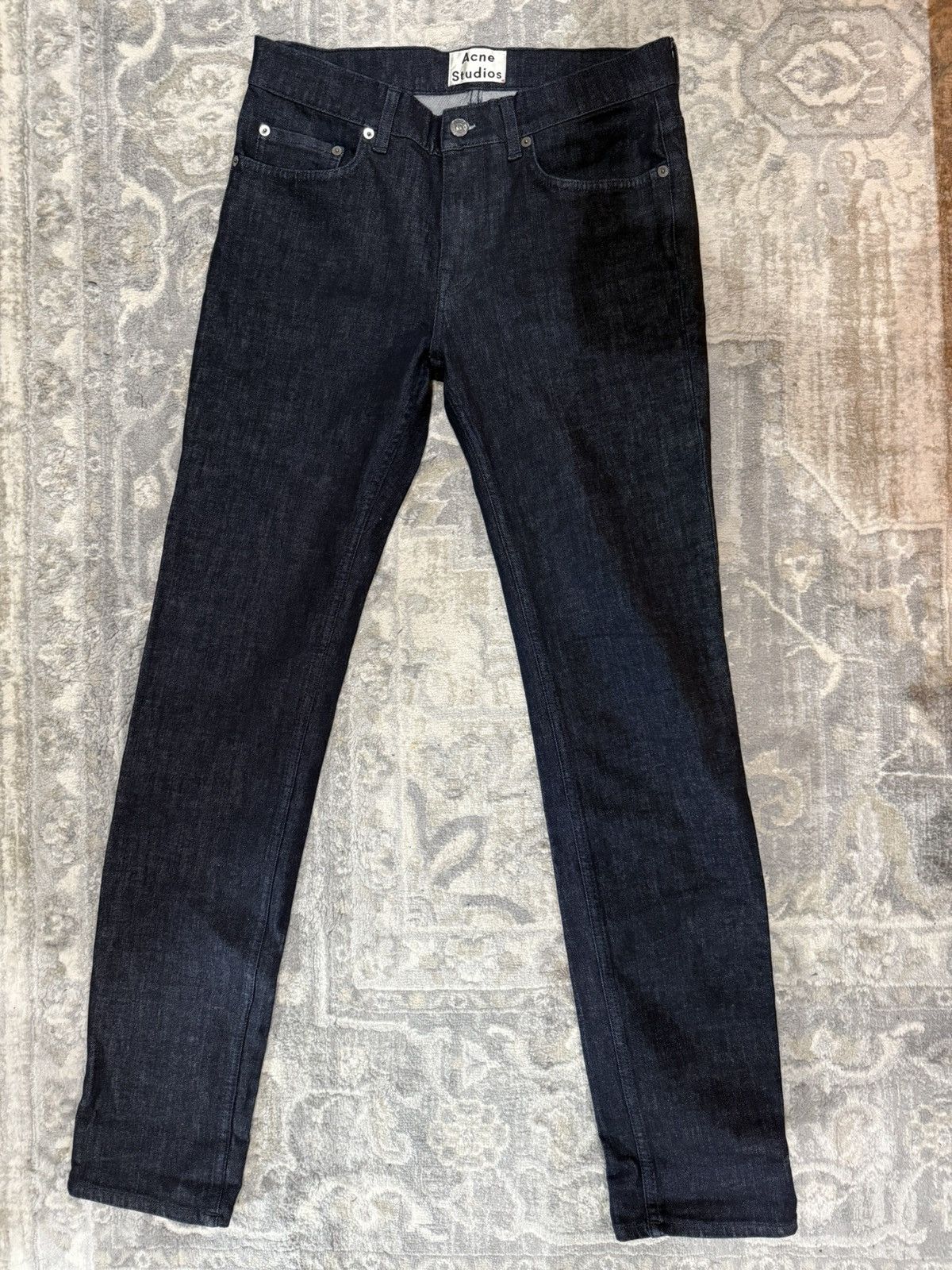 Acne Studios Ace Rossi slim jeans dark blue 30/32 Size US 30 / EU 46 - 1 Thumbnail