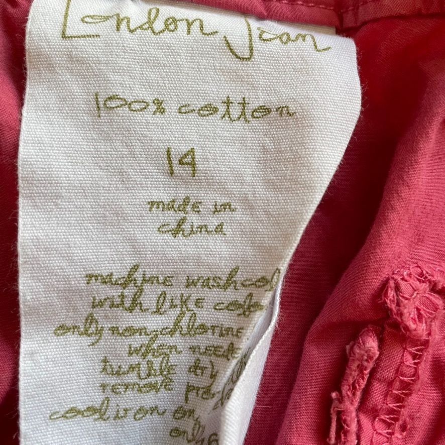 Other Women Crop Pants Pink Lightweight Size 14 London Jean Size 36" / US 14 / IT 50 - 7 Thumbnail
