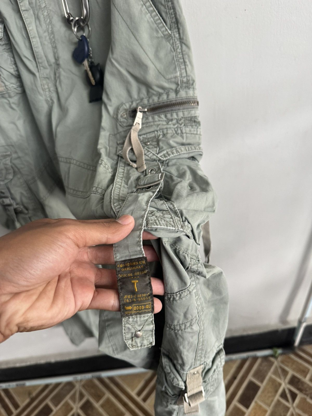 Japanese Brand VINTAGE Y2K BAGGY CARGO PANT WITH MULTI POCKET Size US 28 / EU 44 - 4 Thumbnail