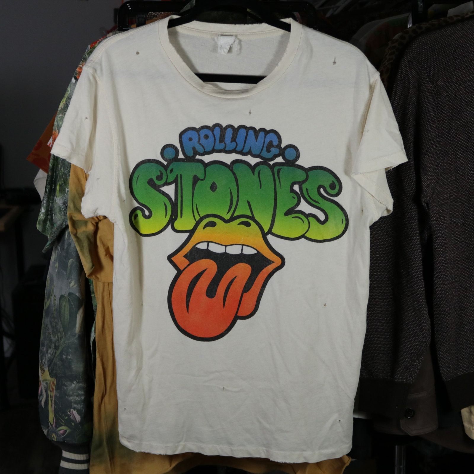 MadeWorn Madeworn Rolling Stones Tshirt Small Distressed Size US S / EU 44-46 / 1 - 1 Thumbnail