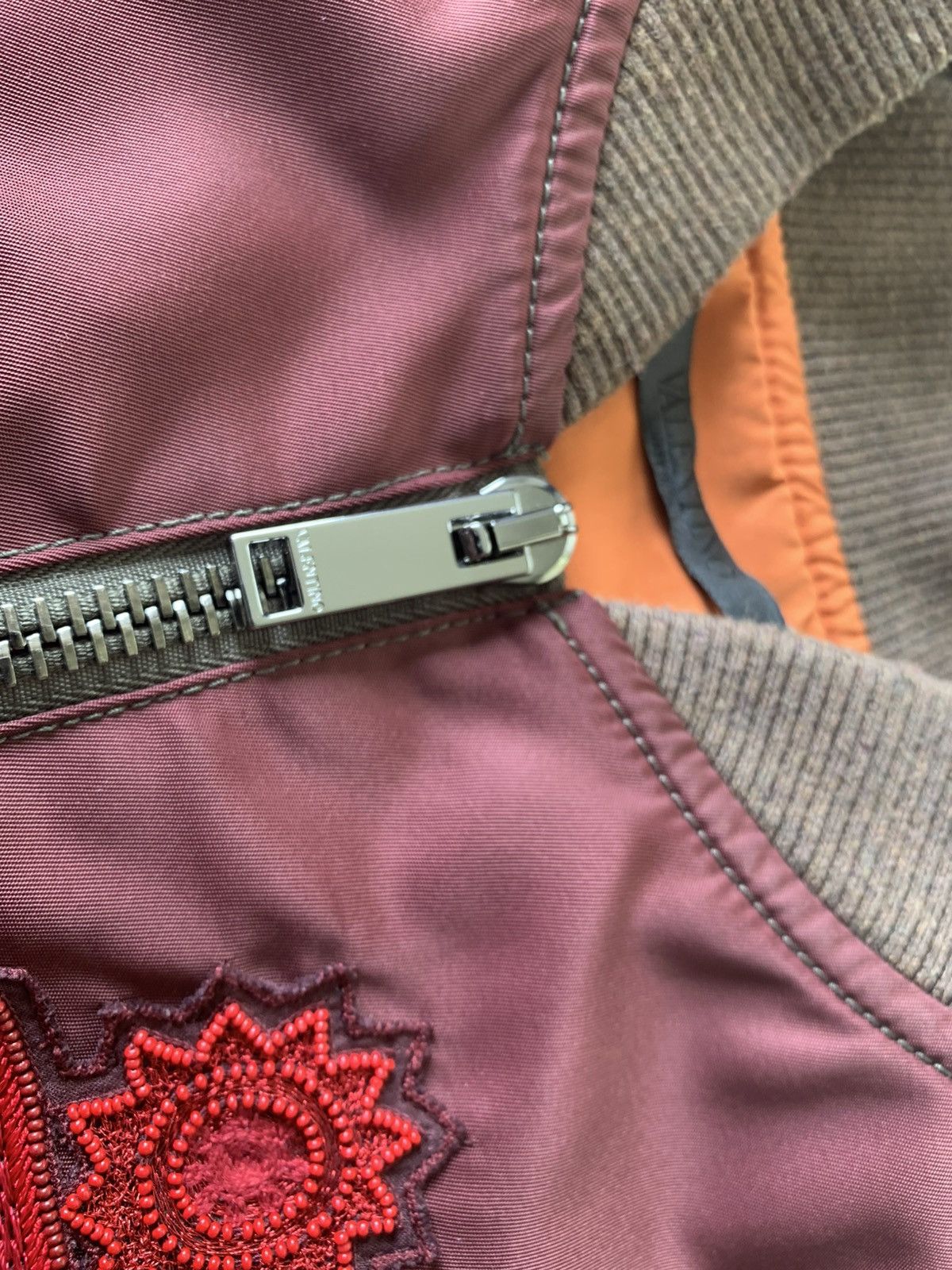 Valentino VALENTINO Bomber Jacket IT46 Distressed Heavy Embroidered Size US S / EU 44-46 / 1 - 7 Thumbnail