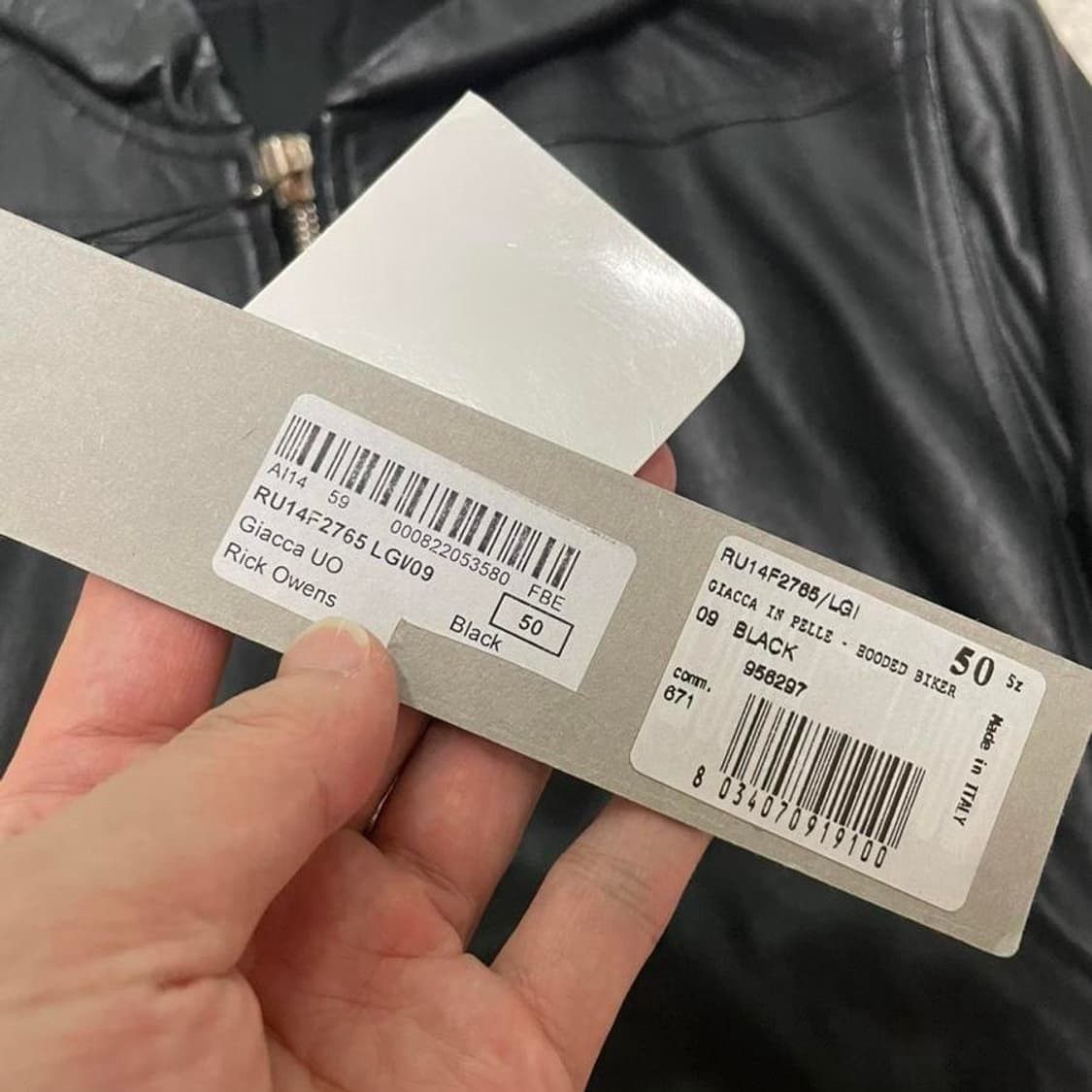 Rick Owens Rick Owens hooded zip biker leather jacket Size US M / EU 48-50 / 2 - 4 Thumbnail