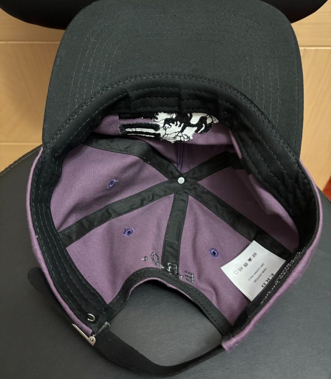 Enfants Riches Deprimes ENFANTS RICHES DEPRIMES ERD Embroidered Baseball Cap Purple Size ONE SIZE - 4 Thumbnail
