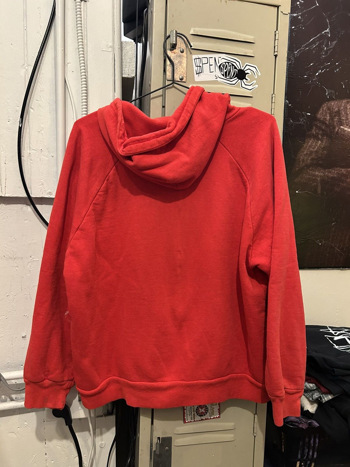 Vintage Red Thermal Lined $pent zip up hoodie Size US M / EU 48-50 / 2 - 5 Thumbnail