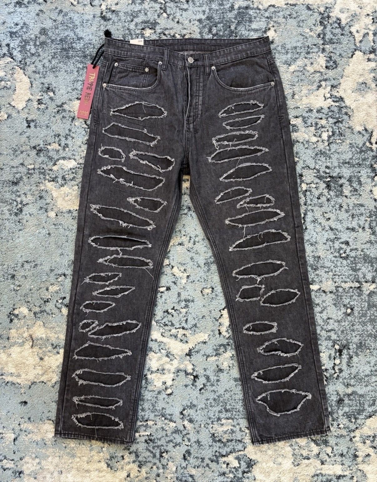 Ksubi Ksubi x Trippie Red Anti K Denim Pants Brand New Size 34 Size US 34 / EU 50 - 2 Thumbnail