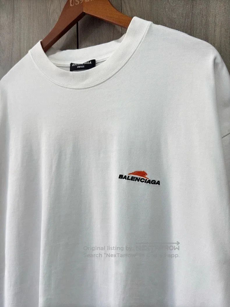 Balenciaga Balenciaga White Tiger Head Embroidered T-shirt. Size US L / EU 52-54 / 3 - 2 Thumbnail