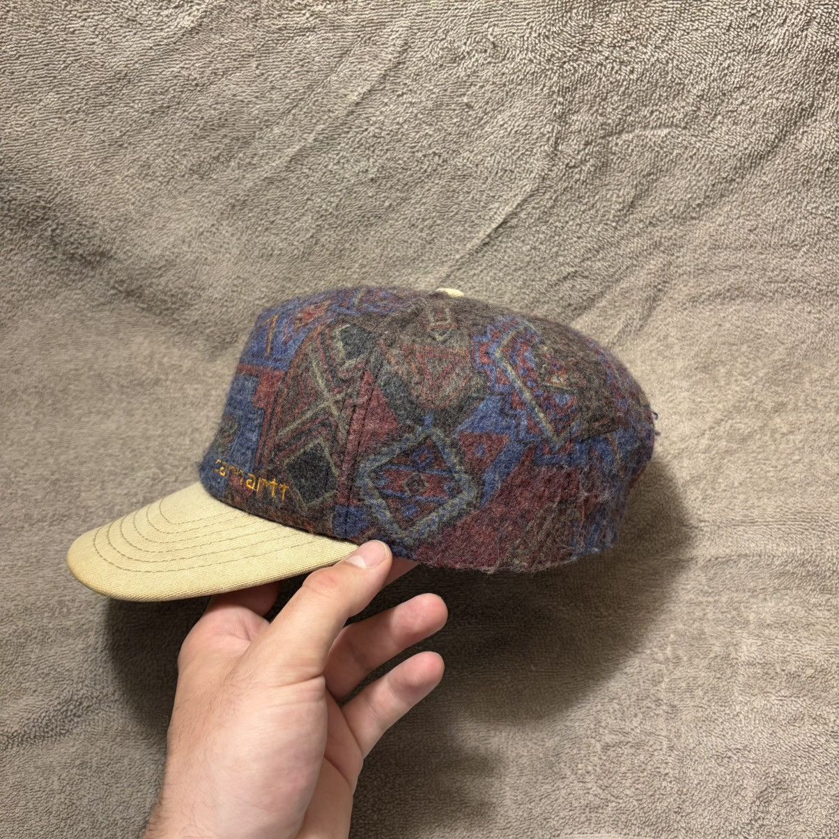 Carhartt Vintage Carhartt Aztec Wool Snapback Hat Southwestern USA Size ONE SIZE - 6 Thumbnail