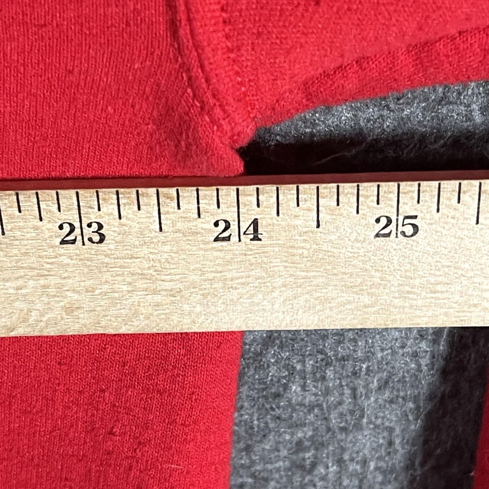Gildan Not Today Satan Hoodie Mens Large Red GOD FAITH Christian Pullover Y2K Funny Size US L / EU 52-54 / 3 - 5 Thumbnail