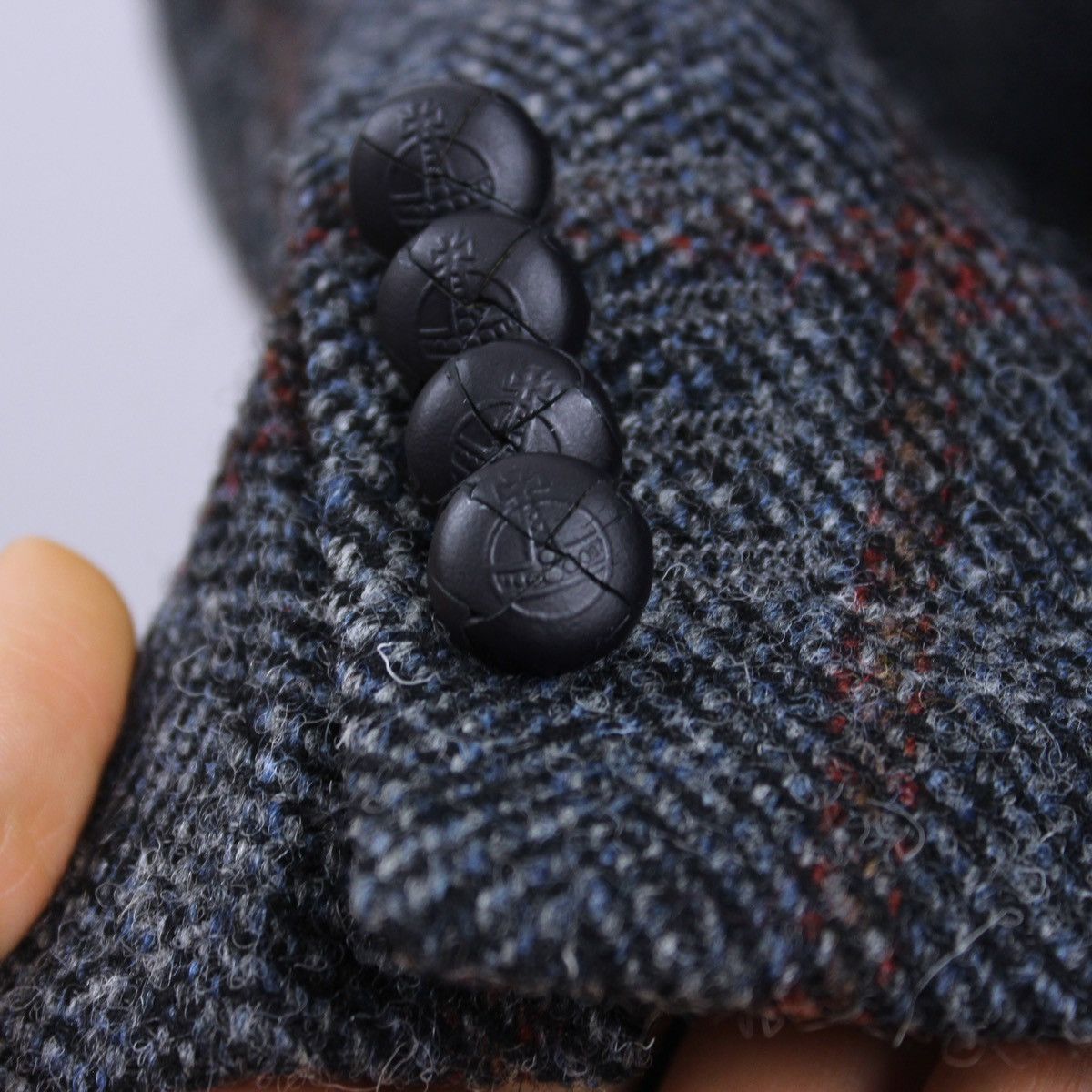 Harris Tweed Harris Tweed x Mario Barutti Wool Blazer Jacket Size 46S - 5 Thumbnail