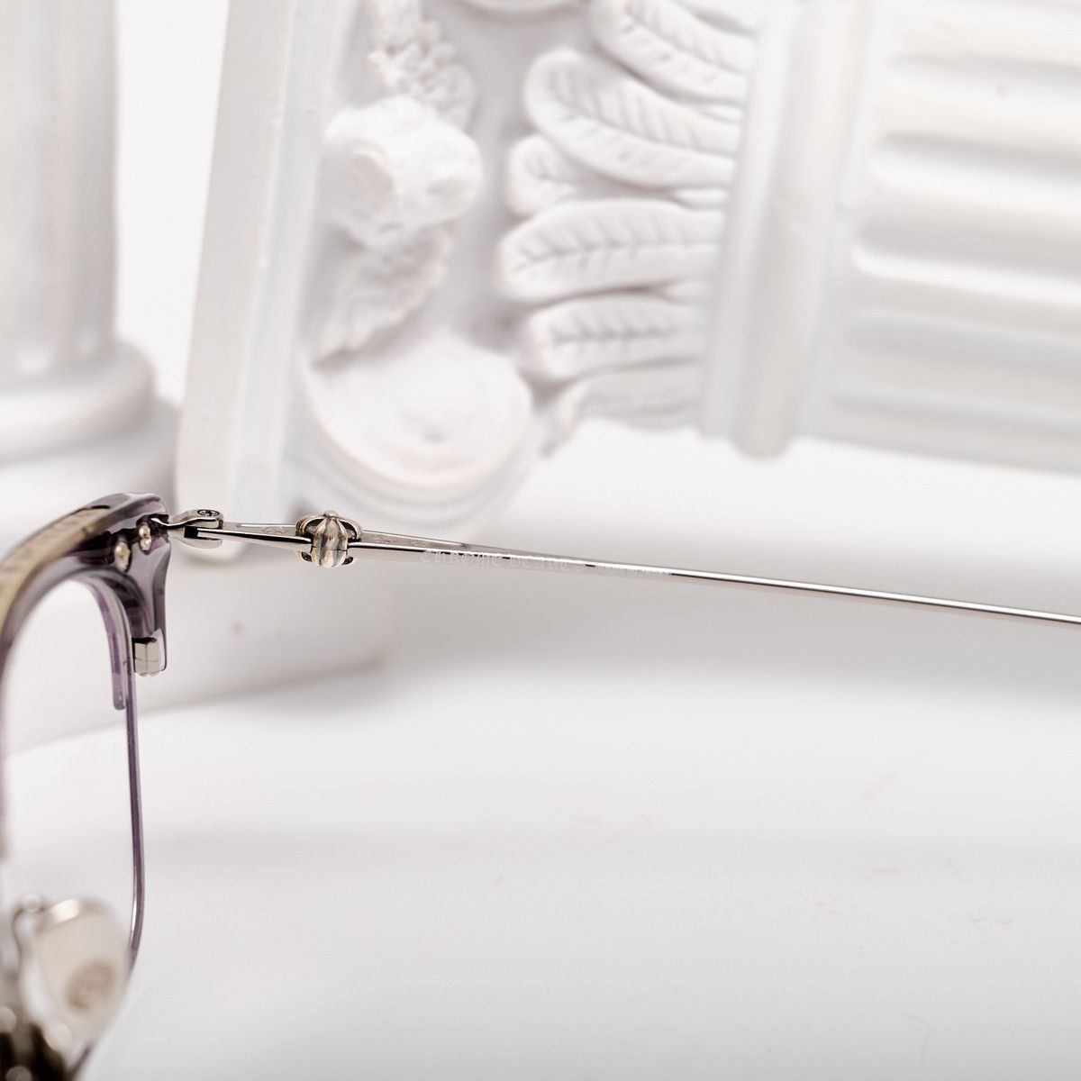 Chrome Hearts CHROME HEARTS SLUNTRADICTION (54) FLINT/GUNMETAL GLASSES Size ONE SIZE - 4 Thumbnail