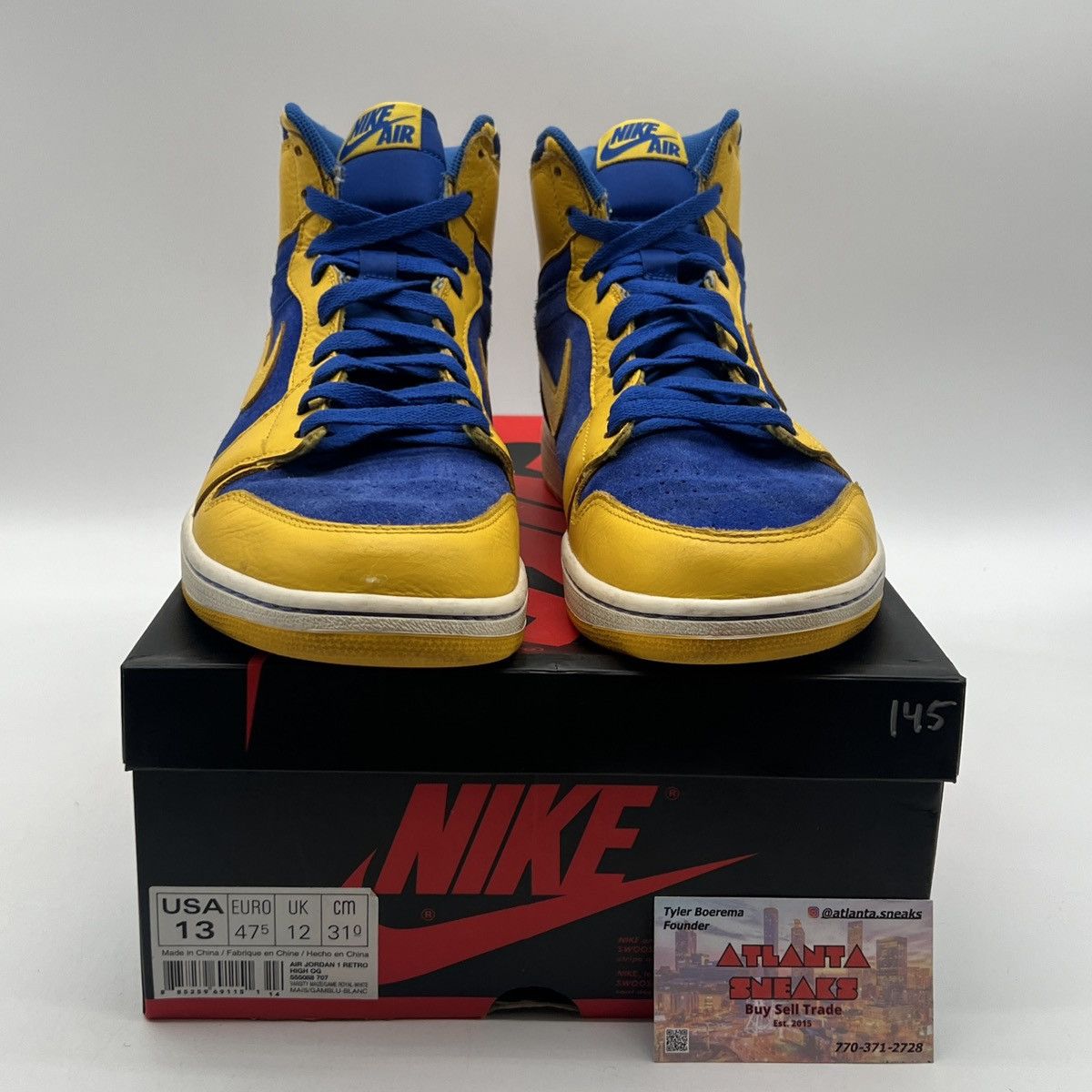Nike Air Jordan 1 high Laney Size US 13 / EU 46 - 2 Thumbnail