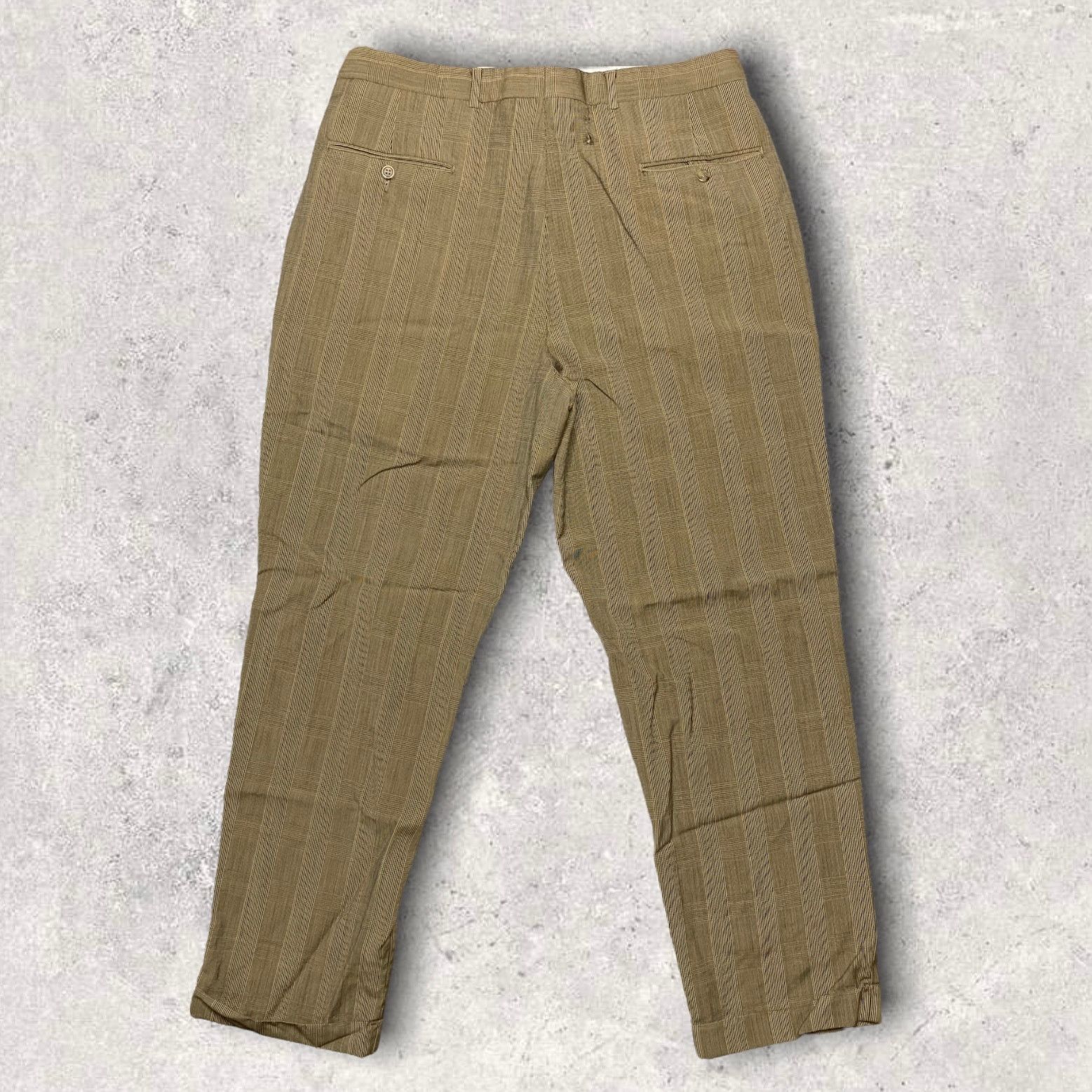 image of Crazy Vintage 90's Tommy Hilfiger Dress Pants Relaxed Tan, Men's (Size 36)