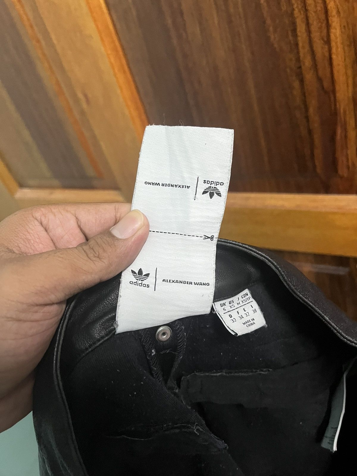 Adidas × Alexander Wang × If Six Was Nine Adidas x Alexander Wang RTW Leather Pants Size 26" / US 2 / IT 38 - 10 Thumbnail
