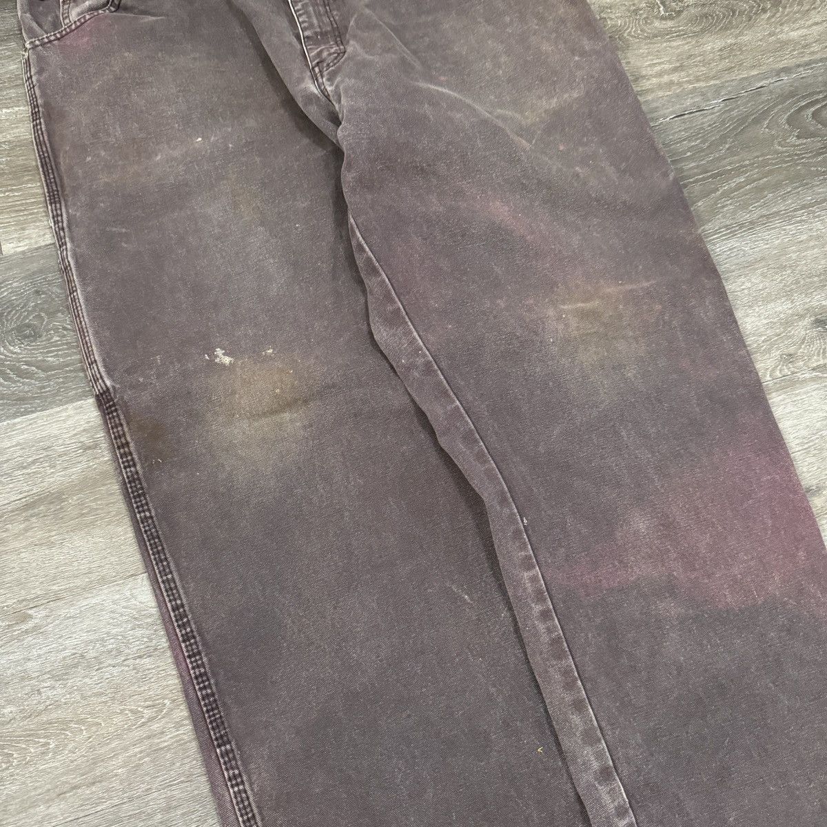 Dickies × StraightFaded × Vintage Crazy Vintage y2k Dickies Faded brown wide leg carpenter pan Size US 40 / EU 56 - 6 Thumbnail