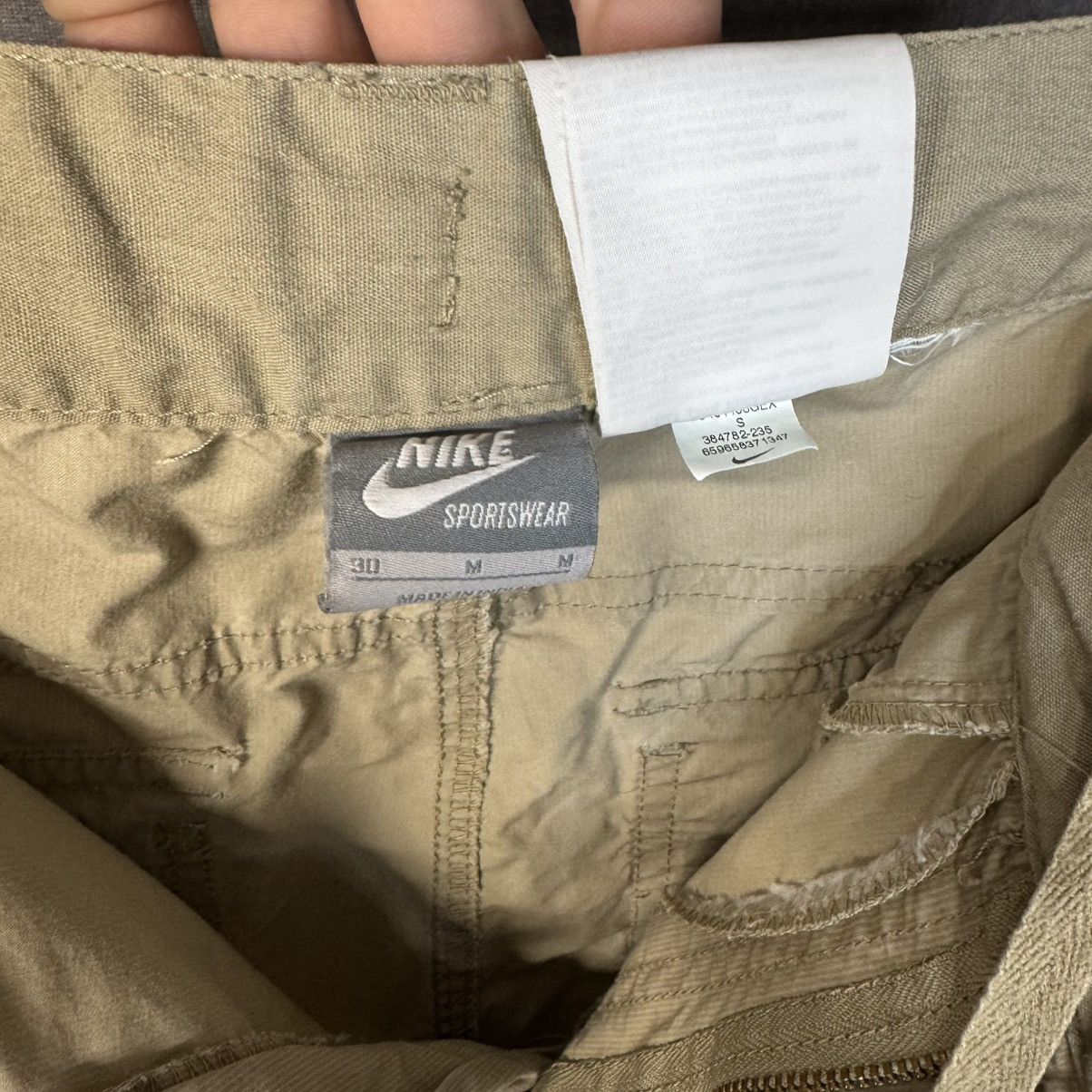 Japanese Brand × Nike × Vintage Vintage Nike Cargo Shorts Travis style Y2K Size US 32 / EU 48 - 7 Thumbnail