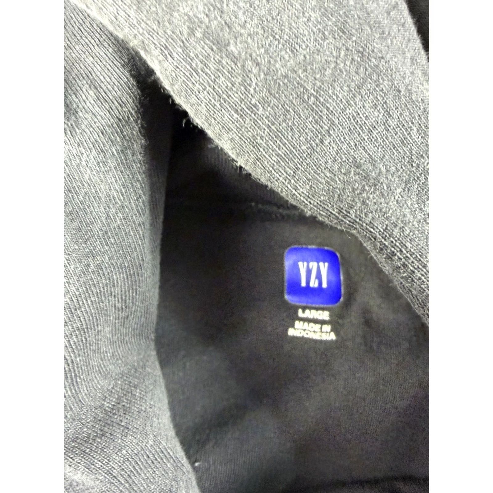 Gap Yeezy Gap Hoodie Mens Large Black YZY Kanye West Heavyweight Oversize Sweatshirt Hoodie Pullover Long Sleeve Round Neck Regular Fit Fashion Size US L / EU 52-54 / 3 - 5 Thumbnail