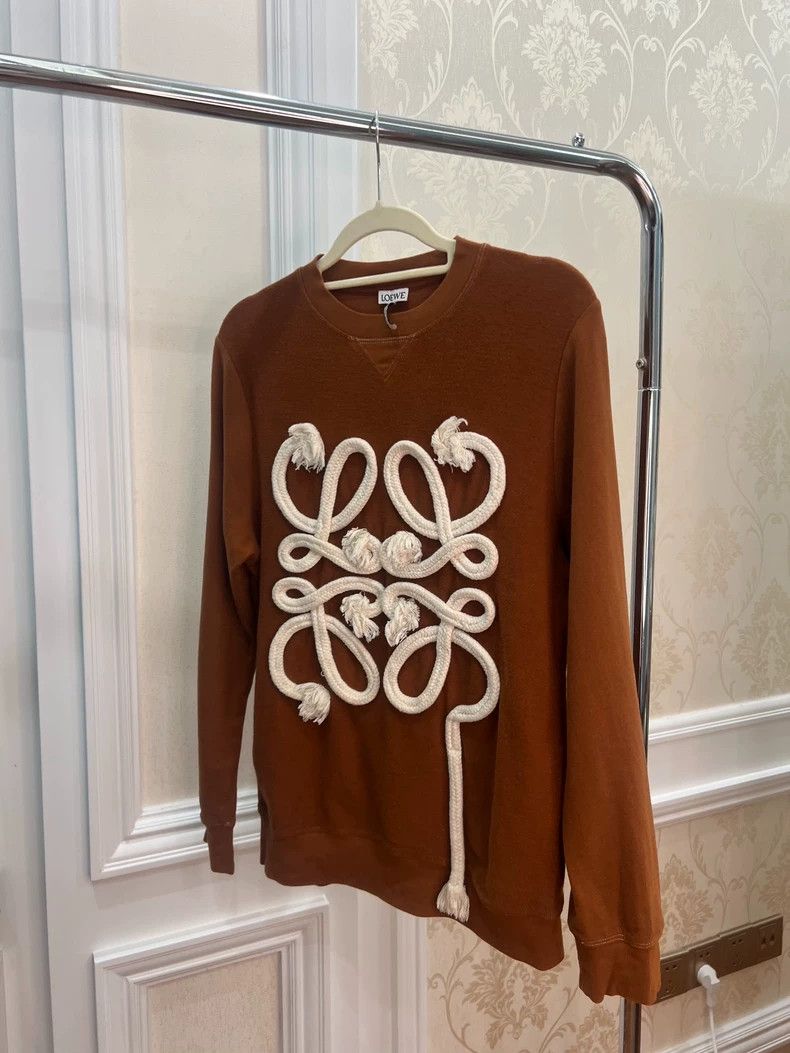 Loewe LOEWE Autumn/winter knit hoodie / Maillard color palette Size S / US 4 / IT 40 - 3 Thumbnail