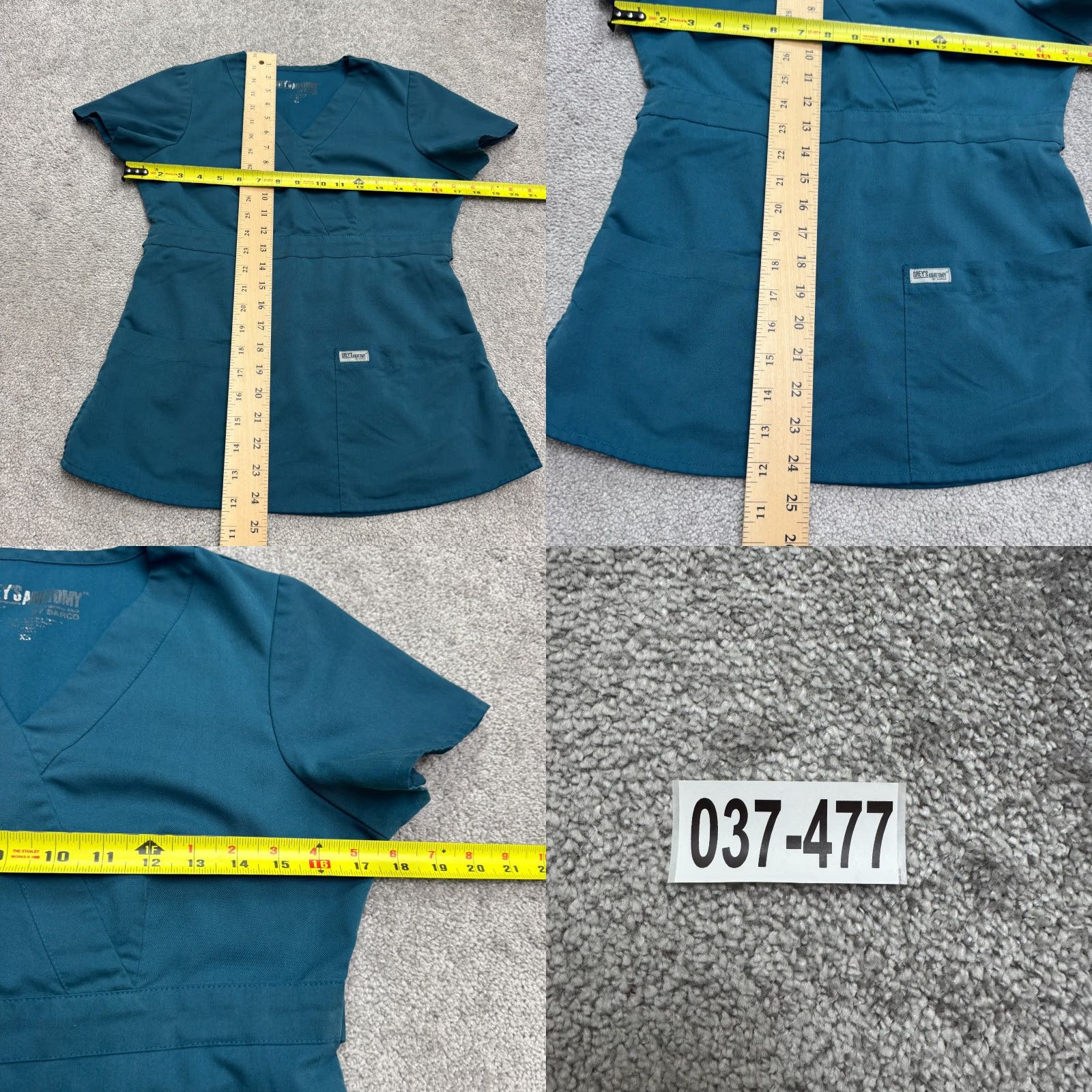 Altea Grey's Anatomy Scrub Top Womens L Teal Blue Medical Uniform Workwear Grey's Anatomy Shirt Womens L Teal Blue Medical Uniform Workwear Size L / US 10 / IT 46 - 8 Thumbnail