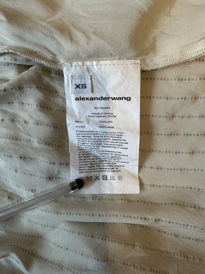 Alexander Wang Alexander Wang Rhinestone Silk Shorts- Size 24" / US 00 / IT 34 - 4 Thumbnail