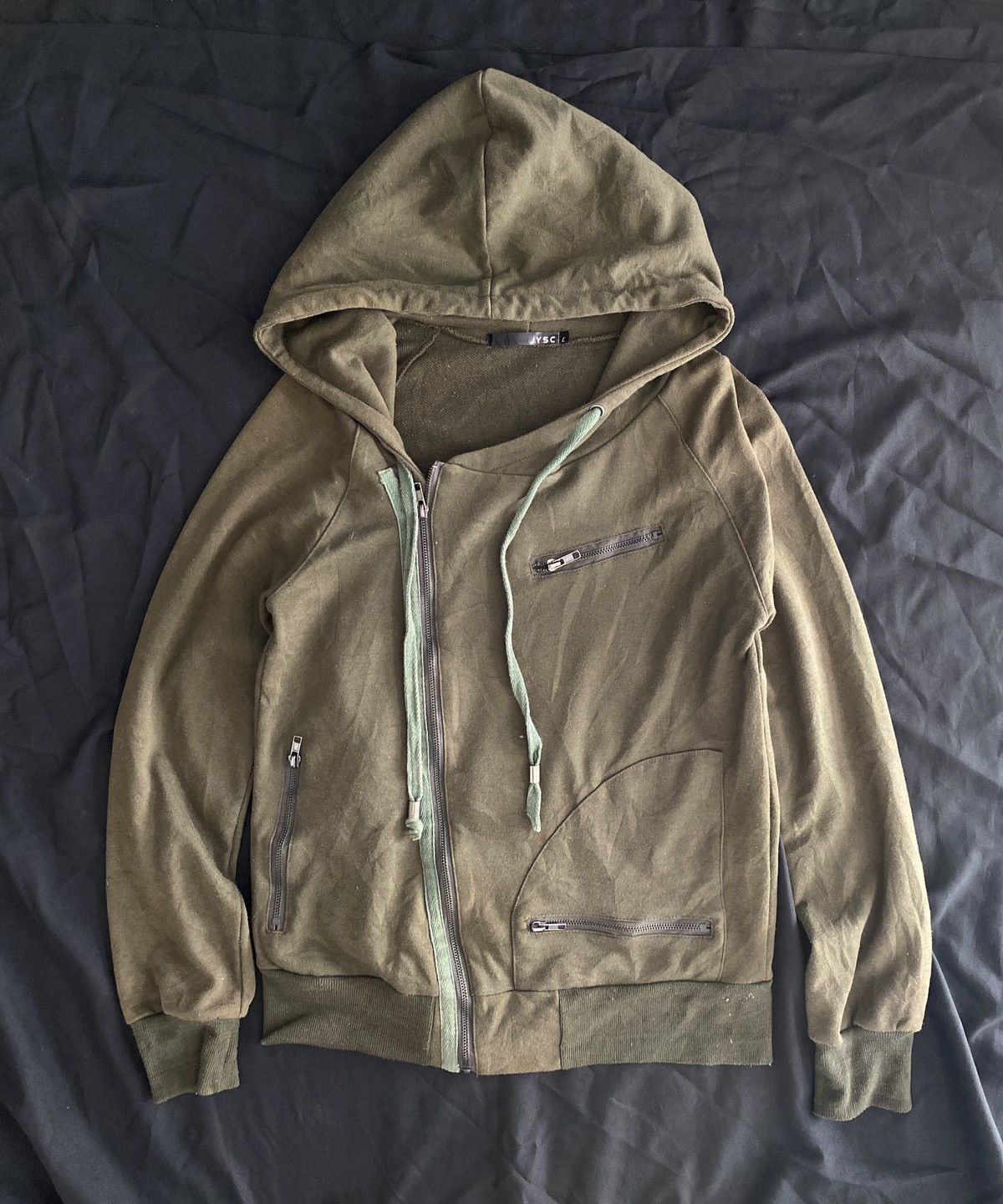 Japanese Brand Japanese JYSC Assymetrical Multi Zipper Punk Zip Hoodie Size US M / EU 48-50 / 2 - 1 Thumbnail