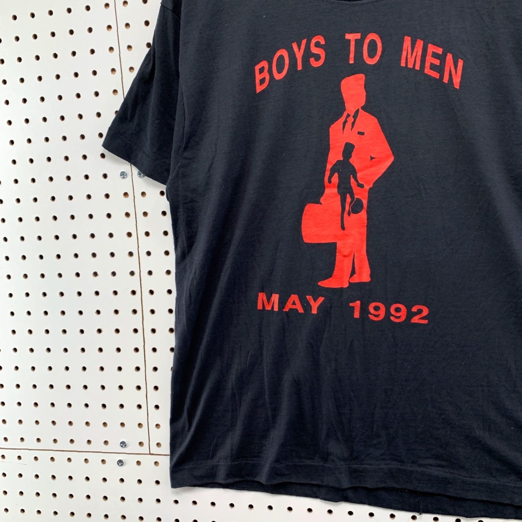 Vintage VINTAGE Screen Stars 90s Graphic T-Shirt Men's L White Empowerment May 1992 USA Size US L / EU 52-54 / 3 - 5 Thumbnail