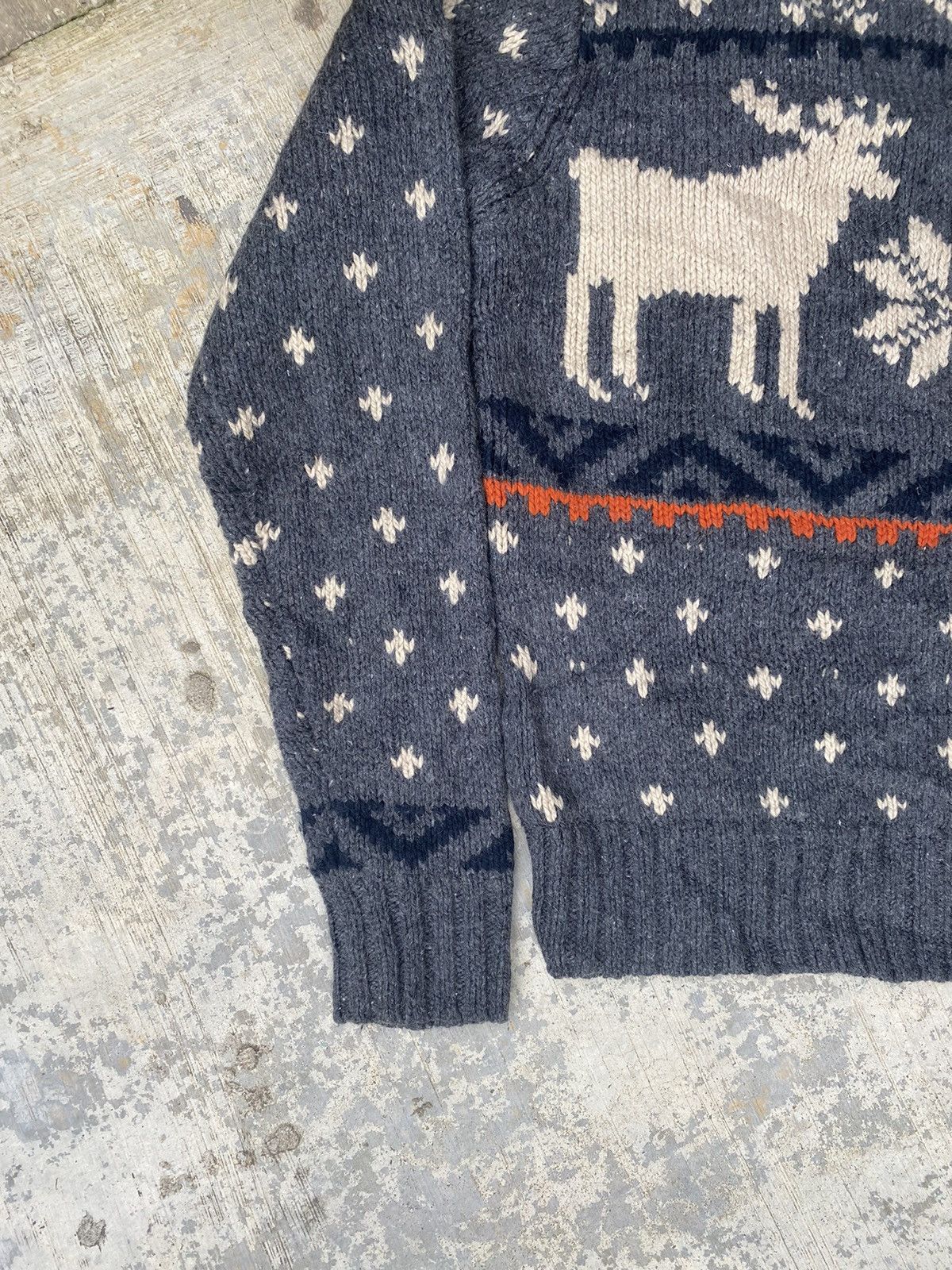 Native × Vintage Nick Danger Cable Knit Sweater Size US S / EU 44-46 / 1 - 5 Thumbnail