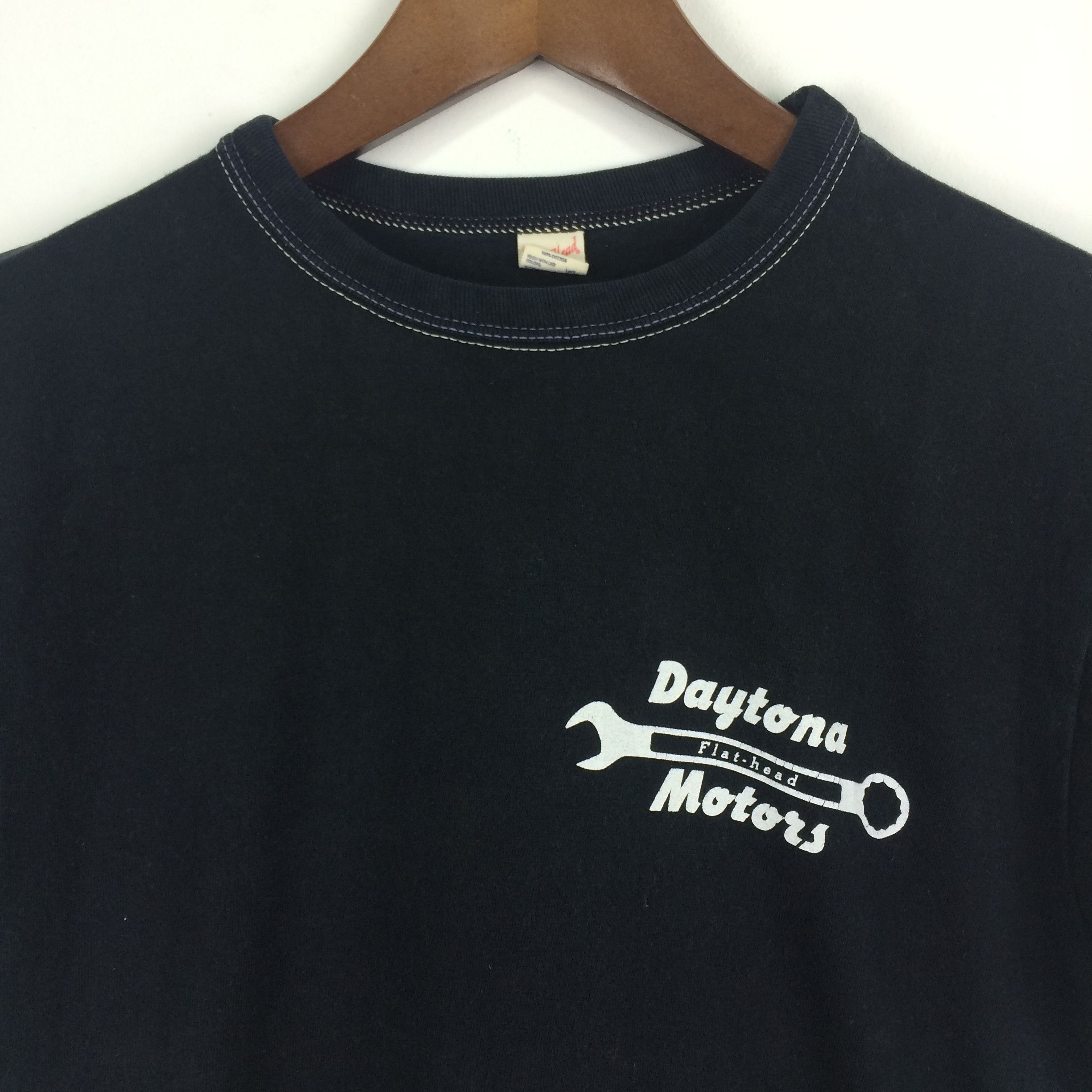 The Flat Head A11 THE FLAT HEAD DAYTONA MOTORS FLORIDA USA CROPPED TEE Size S / US 4 / IT 40 - 3 Thumbnail