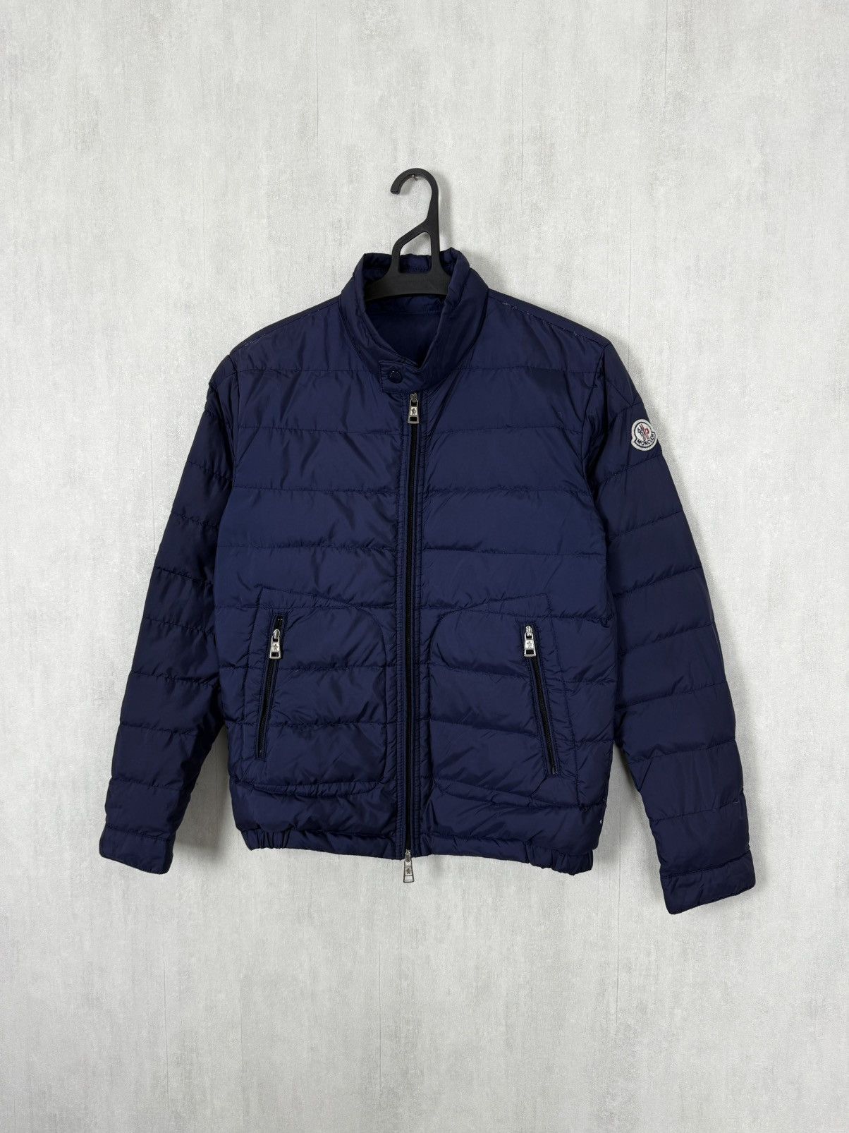 Moncler Moncler Kids Blue Down Puffer Jacket Size 11/146 Size XXS / US 00 / IT 34 - 1 Thumbnail
