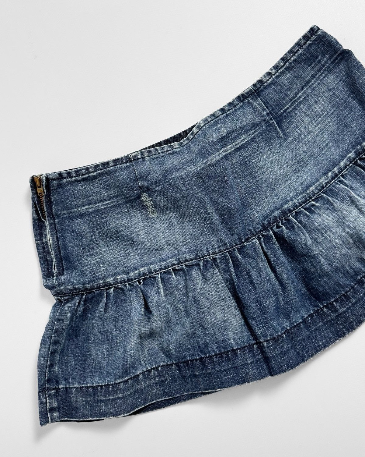 Beauty Beast × Hysteric Glamour × Miss Sixty Vintage Killah by Miss Sixty Denim Mini Skirt Size 30" / US 8 / IT 44 - 6 Thumbnail