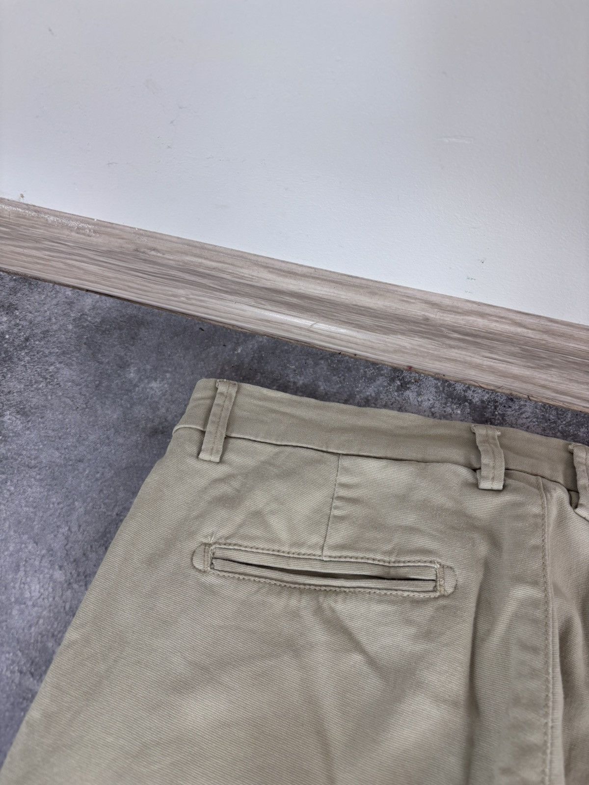 Boggi Boggi Milano Men’s Beige Chino Pants Trousers Cotton Blend Size US 32 / EU 48 - 18 Thumbnail