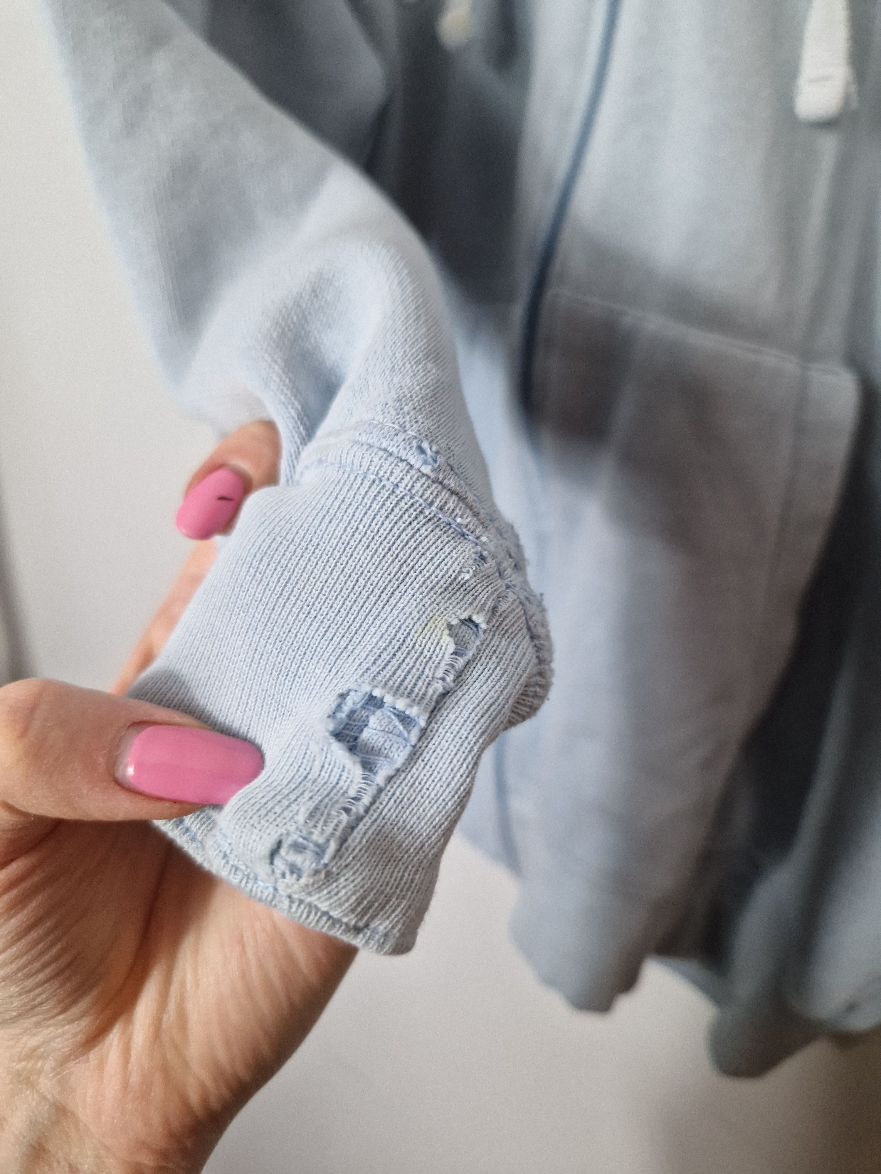 Vintage vintage boxy baby blue New York y2k hoodie Size US L / EU 52-54 / 3 - 8 Thumbnail