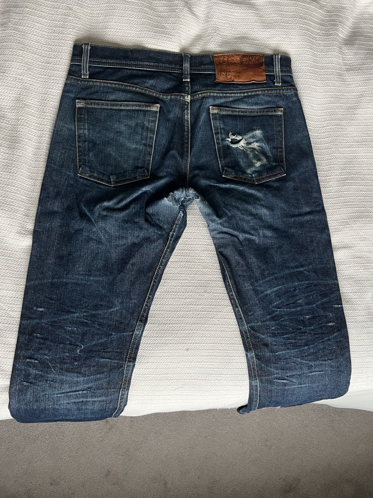 Naked & Famous Naked & Famous Weird Guy Left Hand Twill Dry Selvage Size US 33 - 3 Thumbnail