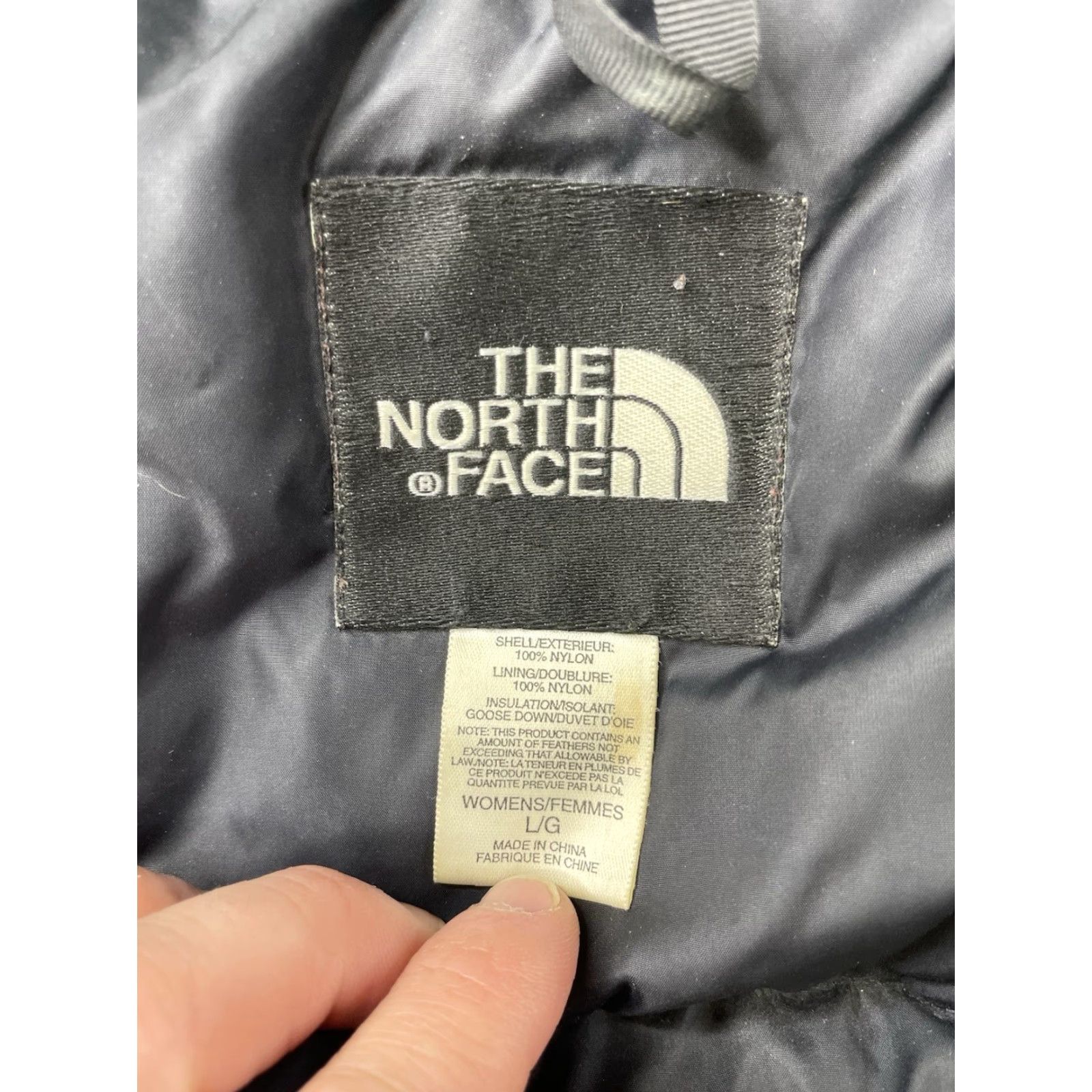 The North Face VINTAGE The North Face Puffer Jacket 700 Nupste Womens Large Black TNF 700 Nupste Jacket Regular Size L Women Size L / US 10 / IT 46 - 3 Thumbnail