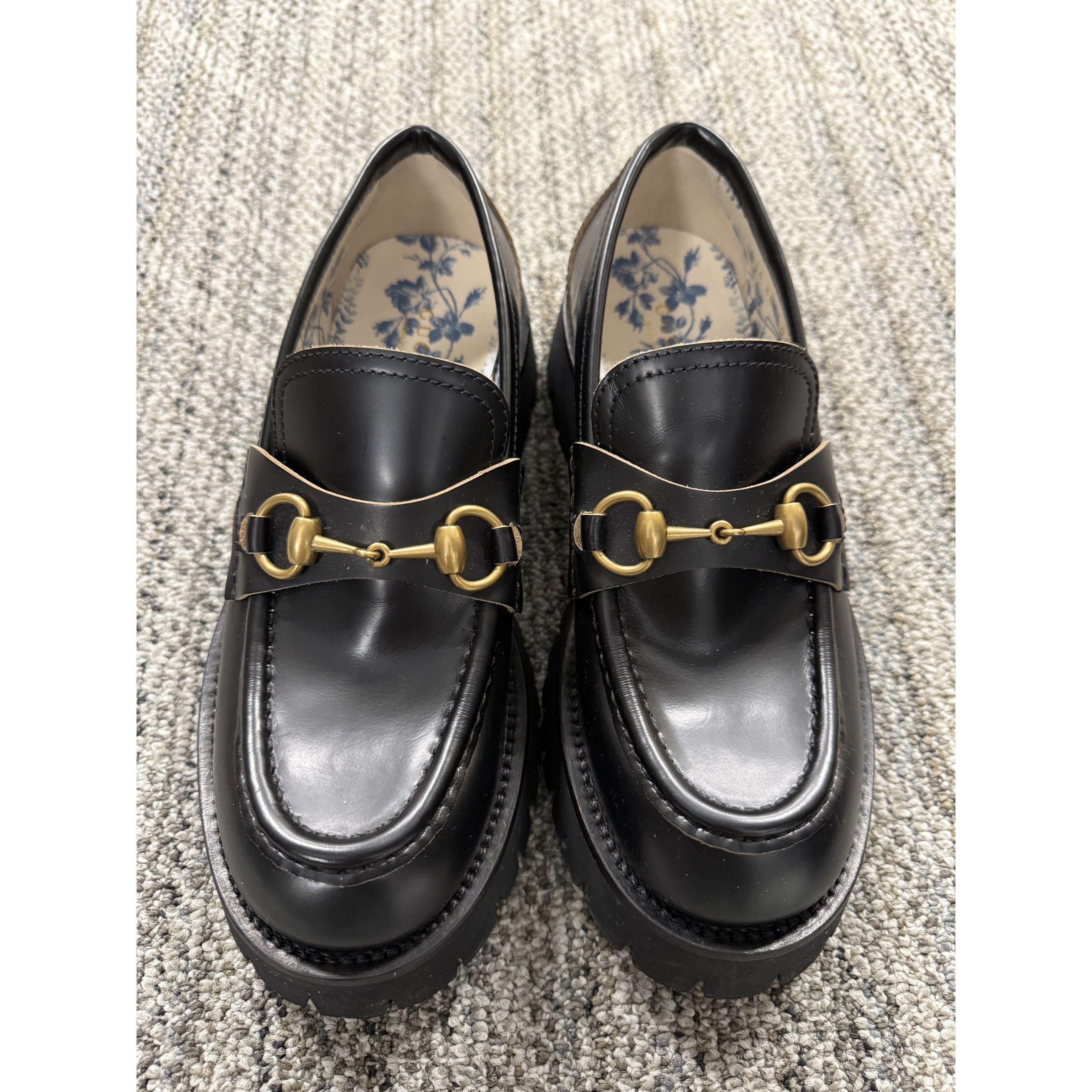 Gucci Gucci Womens Black Leather Horsebit Loafers Size 38 Made In Size US 8 / IT 38 - 6 Thumbnail
