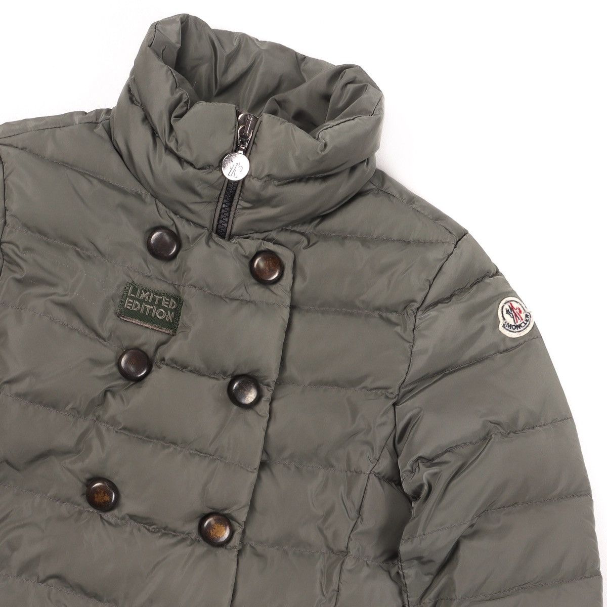 Moncler Authentic Moncler Cappottino Kids Down Long Jacket Olive Size XXS / US 00 / IT 34 - 7 Thumbnail