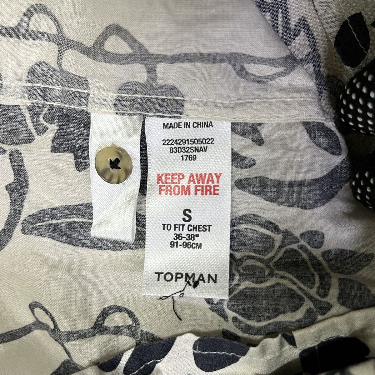 Topman Topman Floral Hawaii Shirt Size US S / EU 44-46 / 1 - 7 Thumbnail