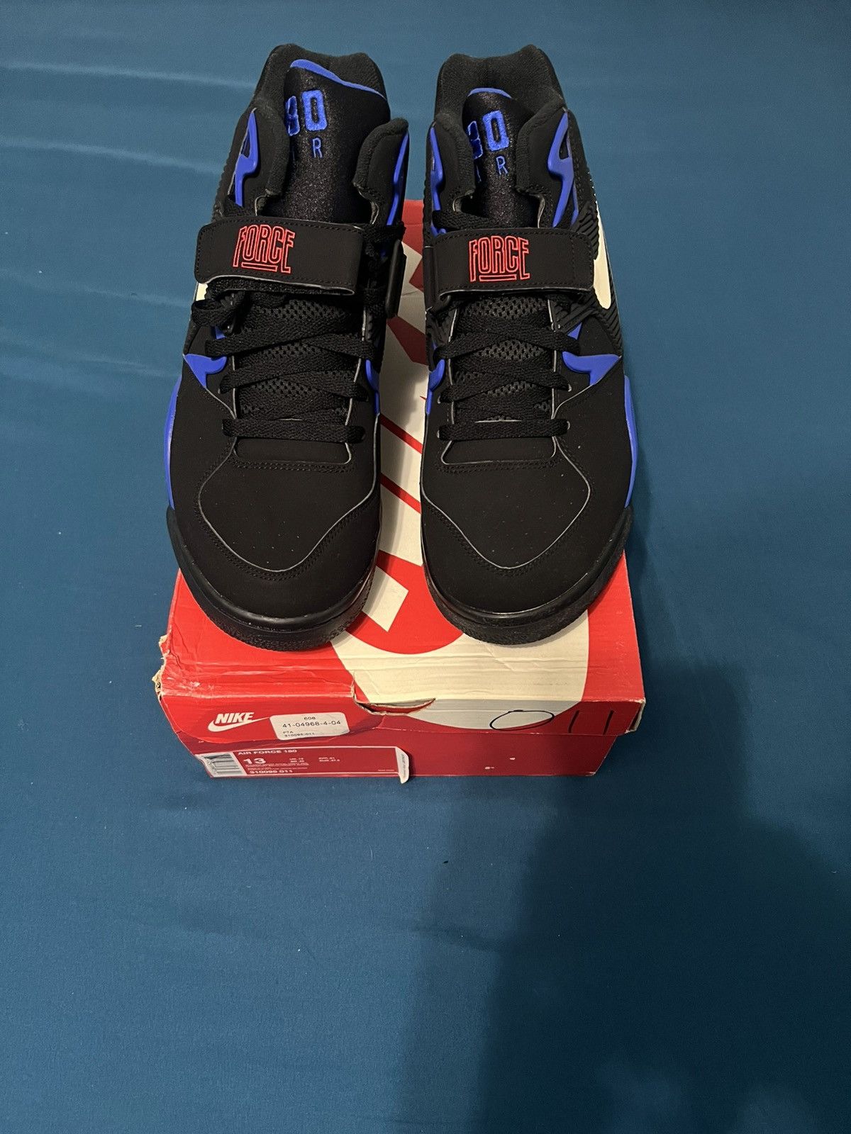 Charles Barkley Air Max 180 Black Red New Nike Air Force 180