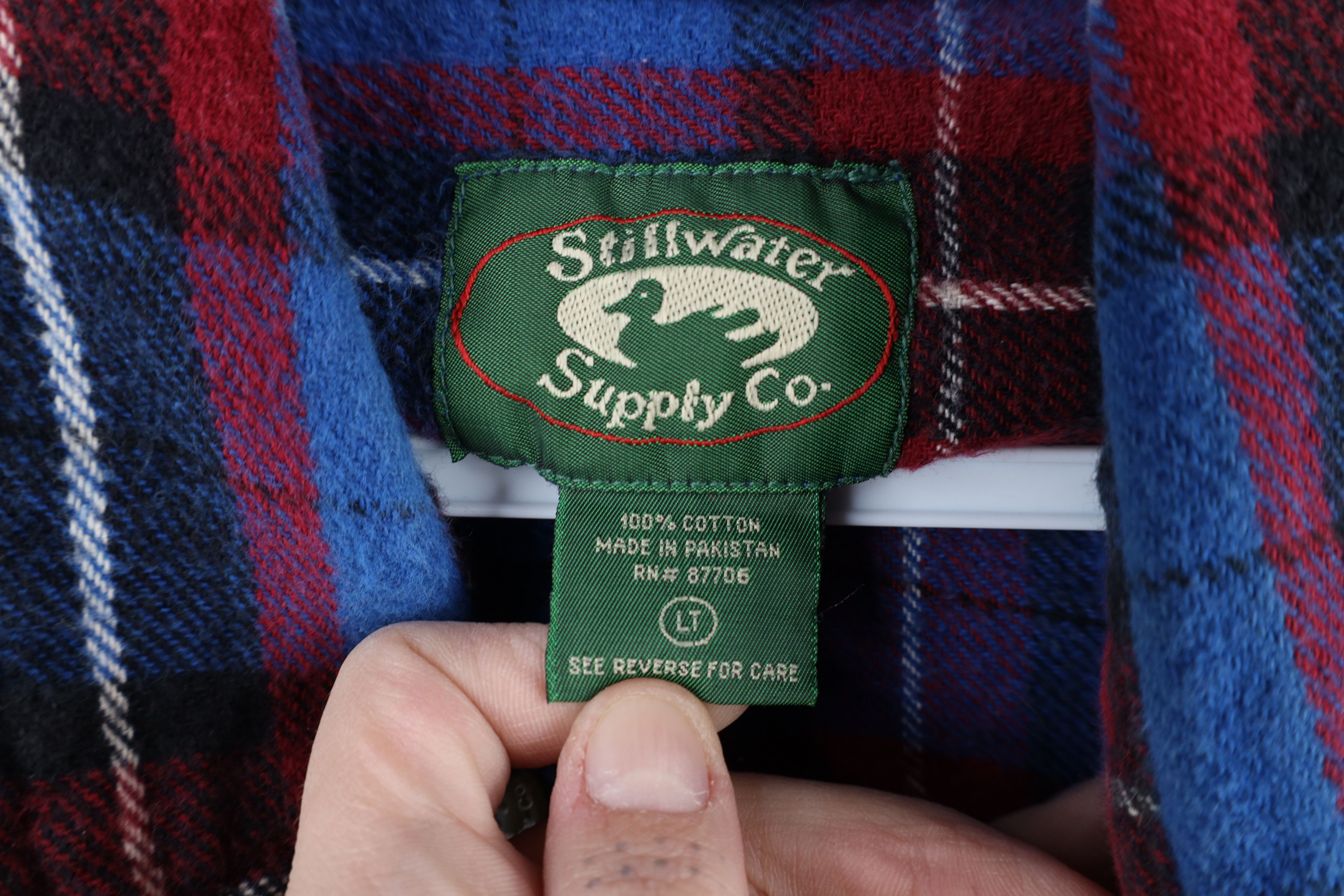 Vintage Vintage 90s Streetwear Heavyweight Flannel Button Shirt Size US L / EU 52-54 / 3 - 7 Thumbnail