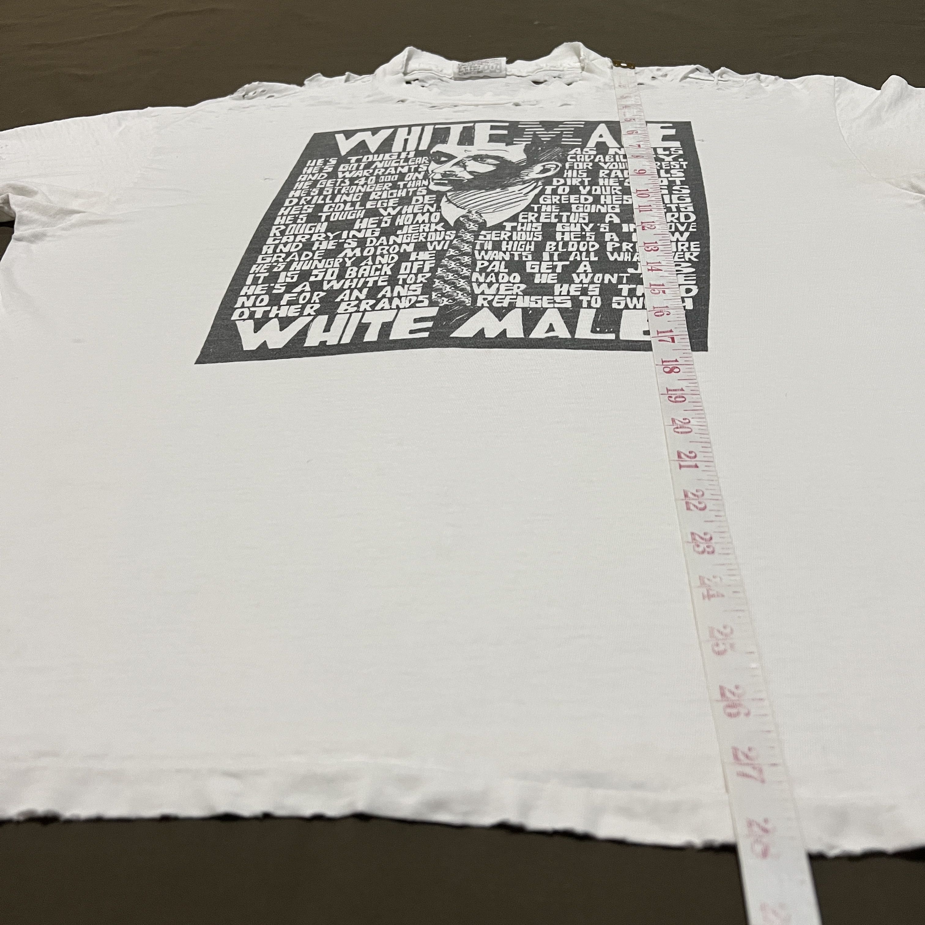Vintage 90s Wildwood Productions Tee Distressed Hitler Stalin Size US XL / EU 56 / 4 - 21 Thumbnail